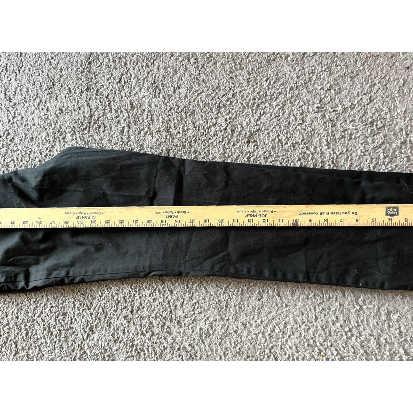 Anne Klein Anne Klein Women's Pants Size 8 Black Solid Chino Trousers Classic Regular Fit Size 30" / US 8 / IT 44 - 6 Thumbnail