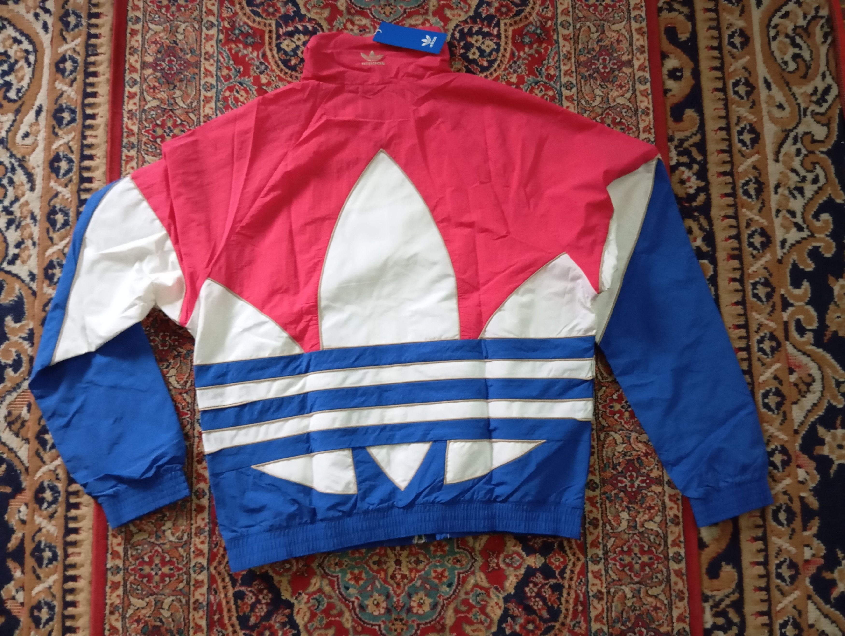 Adidas NEW Adidas Big Trefoil Colorblock Woven Track Jacket Size US S / EU 44-46 / 1 - 10 Thumbnail