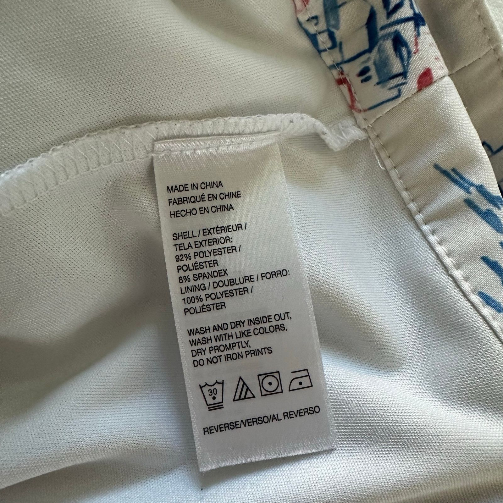 Izod Izod Women's Golf Skort White Blue Pink Sailboat Size 10 Size 32" / US 10 / IT 46 - 7 Thumbnail