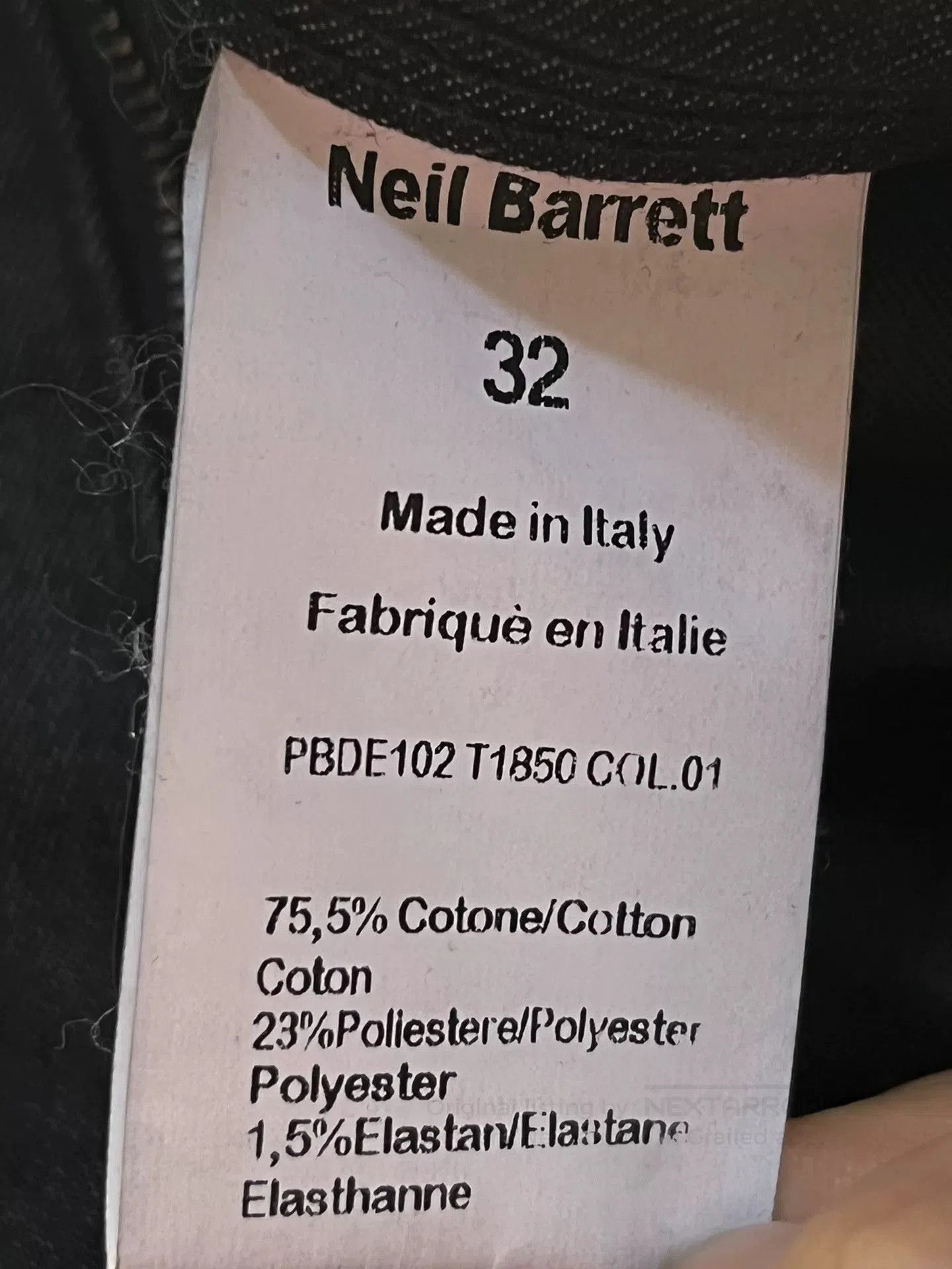 Neil Barrett Neil Barrett Men's Super Skinny Jeans 32. Size US 32 / EU 48 - 7 Thumbnail