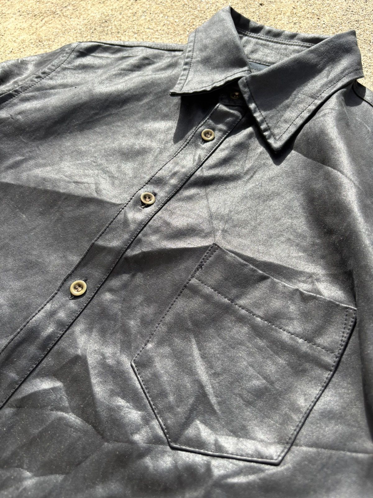 291295=Homme 291295 = Homme Japanese Archival Polyurethane Shell Shirt Size US M / EU 48-50 / 2 - 3 Thumbnail