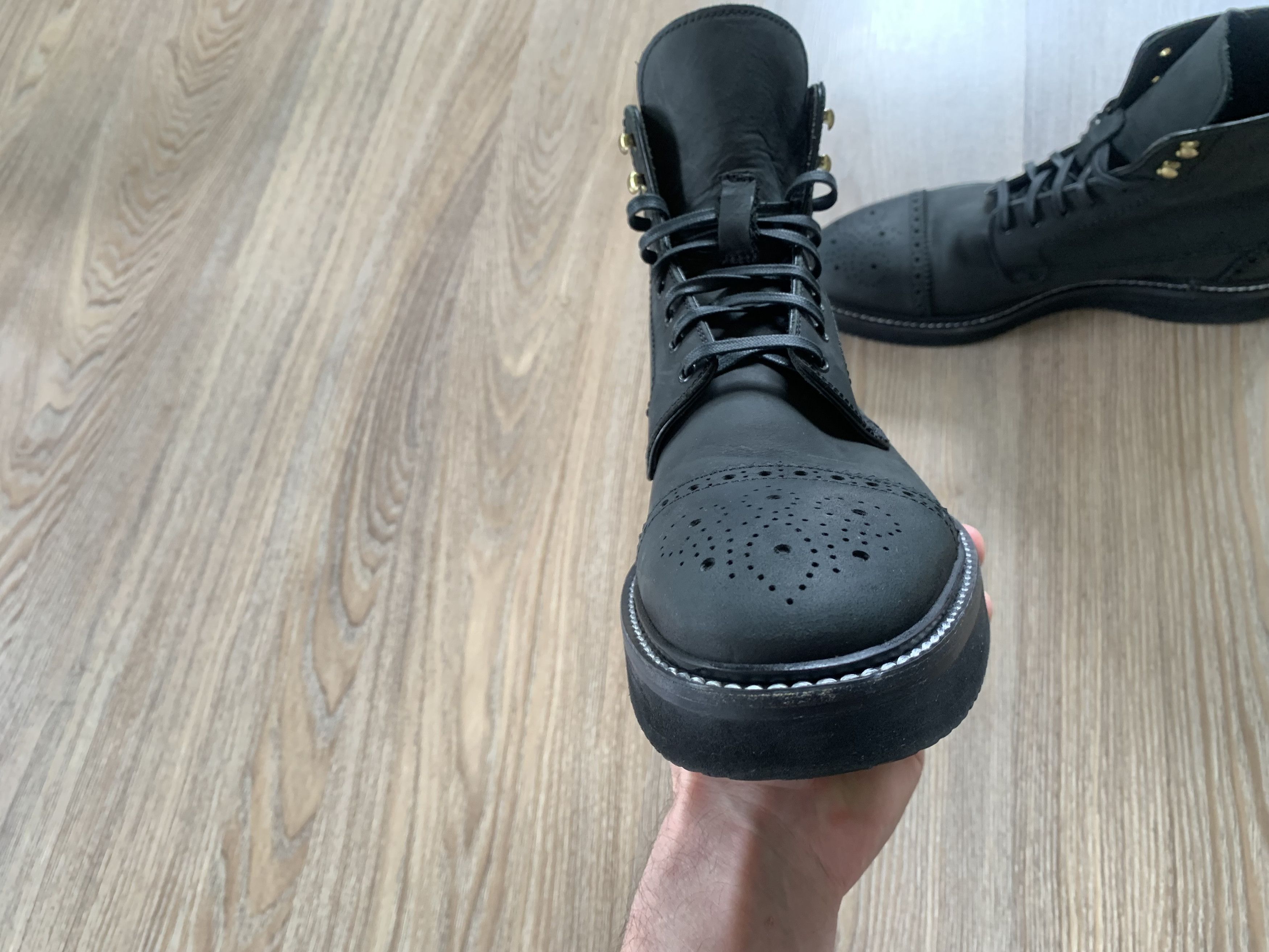 Alexander McQueen Rare Archival Alexander McQueen Black Leather Boots Size US 9 / EU 42 - 6 Thumbnail