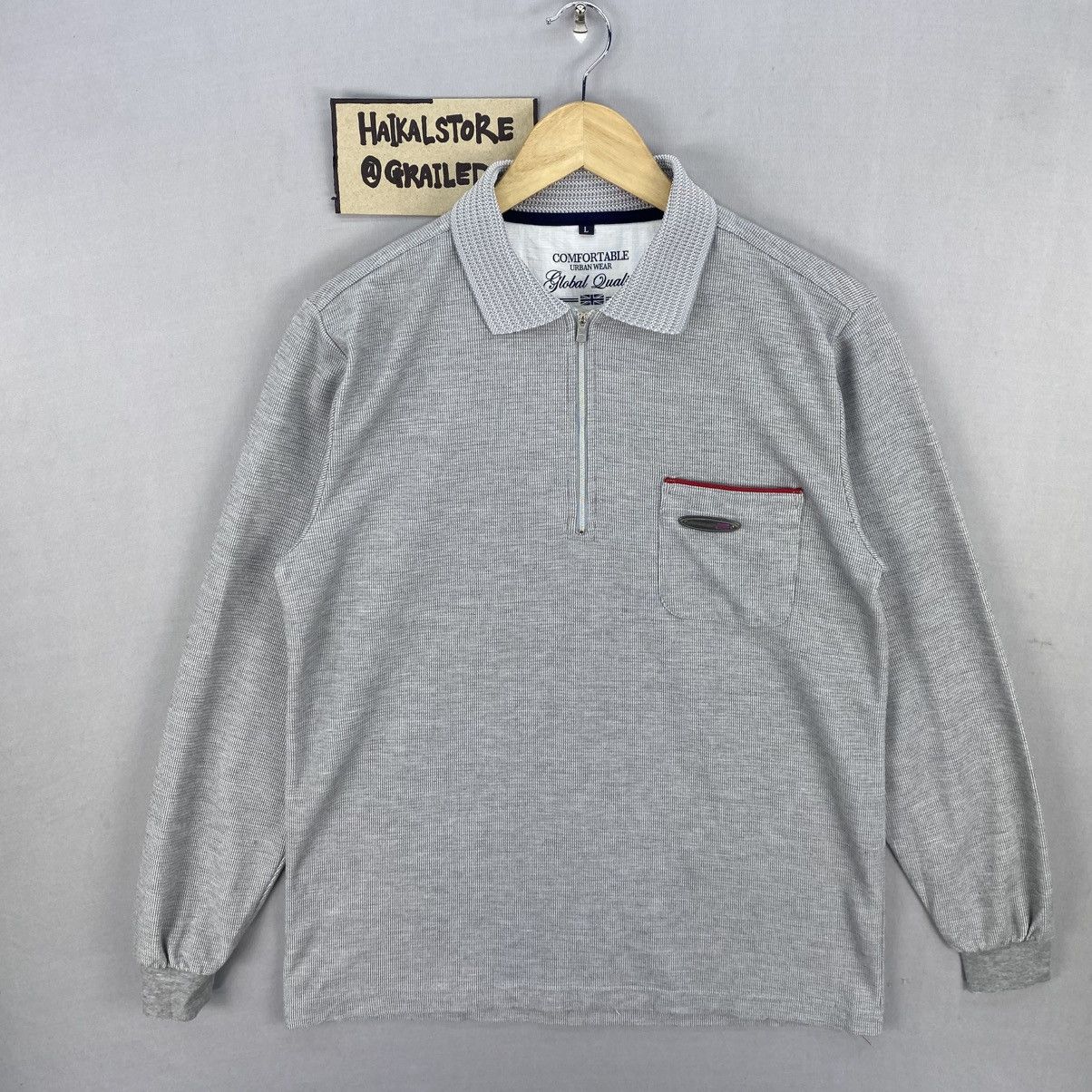 Dunlop Vintage Dunlop Collection Polo Long sleeve Half Zipper Size US S / EU 44-46 / 1 - 1 Thumbnail