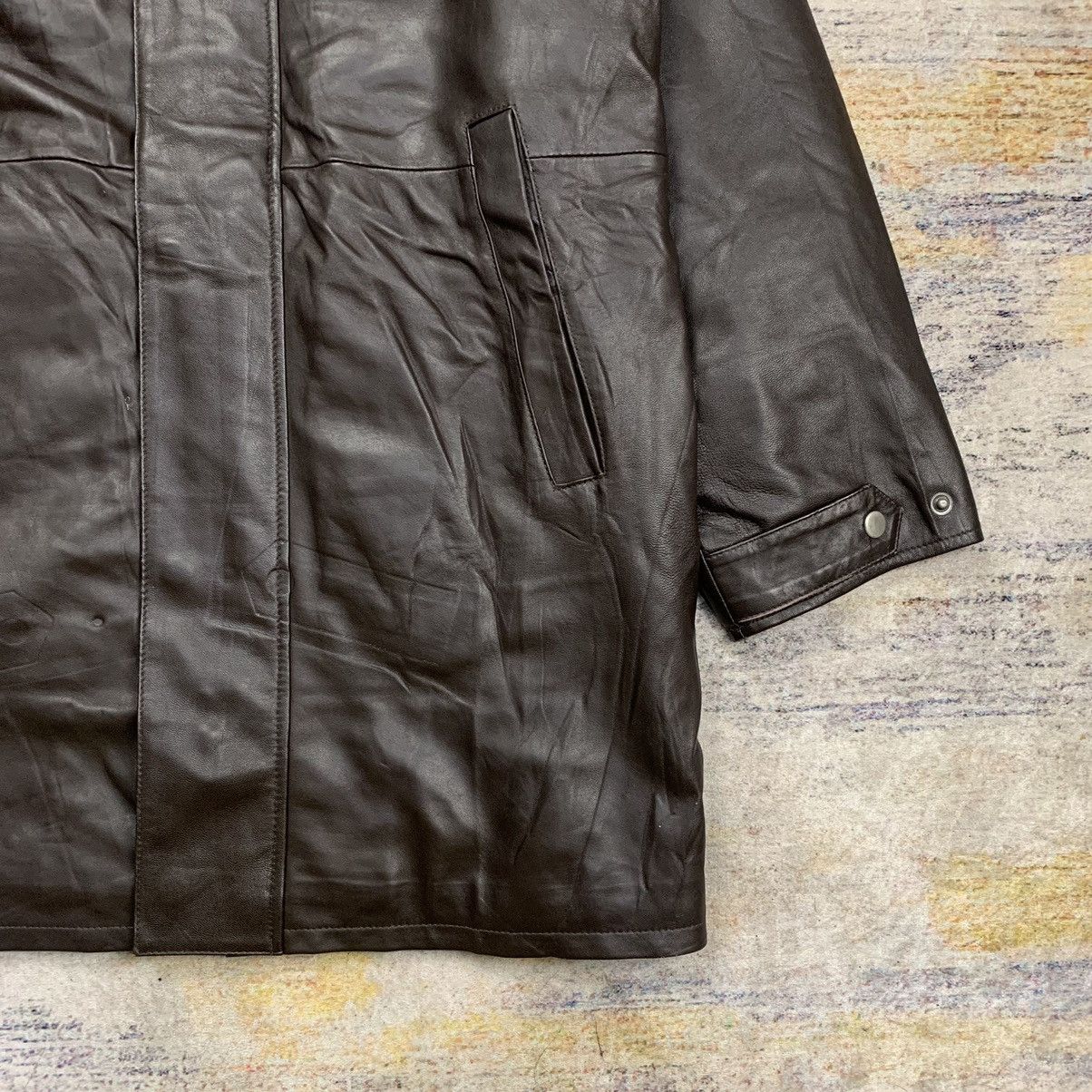 Balmain × Vintage Vintage 90s balmain paris coat leather jacket Size US M / EU 48-50 / 2 - 6 Thumbnail