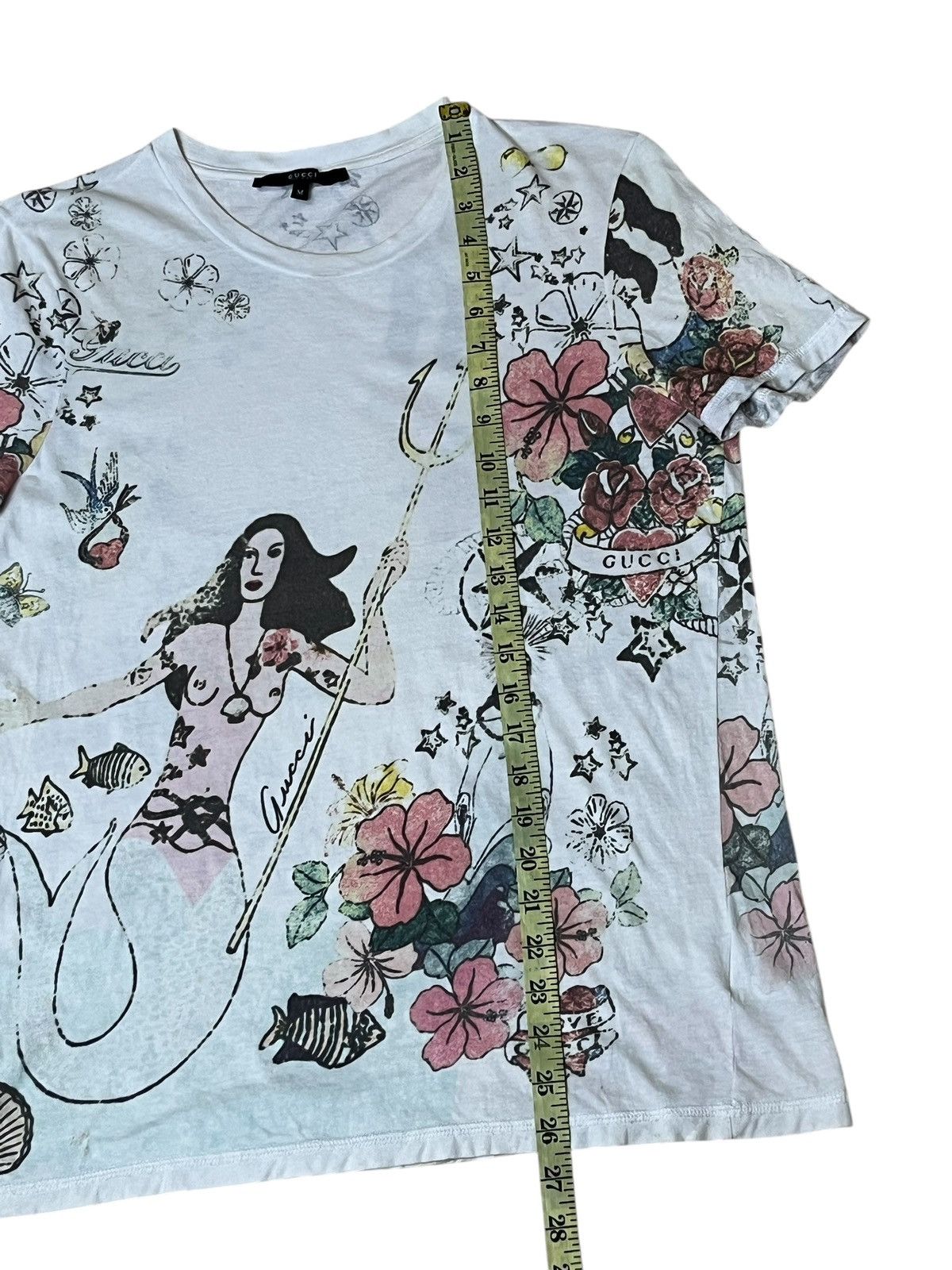 Gucci GUCCI MERMAID PRINT TEE SHIRT Size US M / EU 48-50 / 2 - 9 Thumbnail