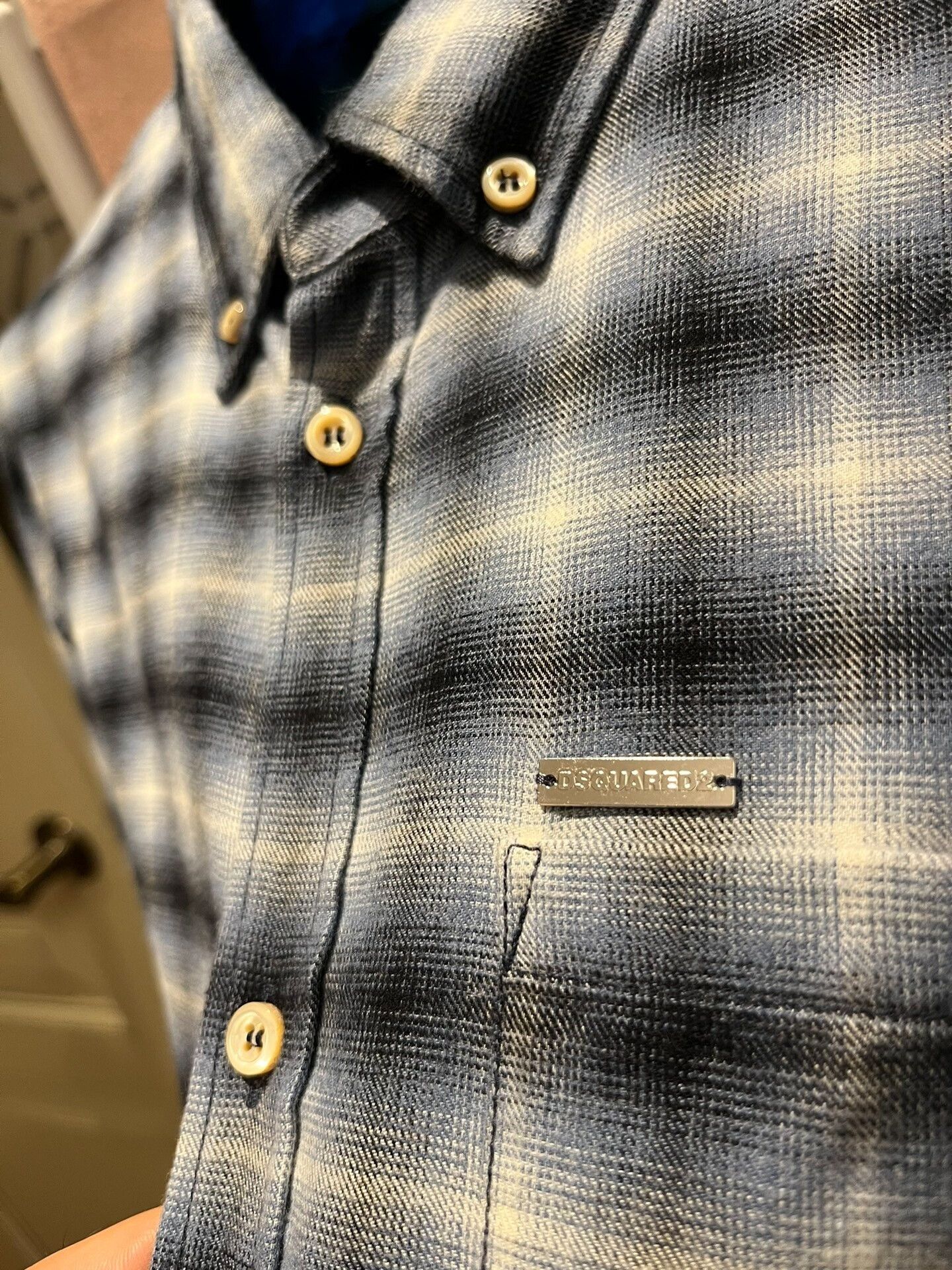 Dsquared2 Dsquared2 Classic Plaid Shirt 46 Size US S / EU 44-46 / 1 - 2 Thumbnail