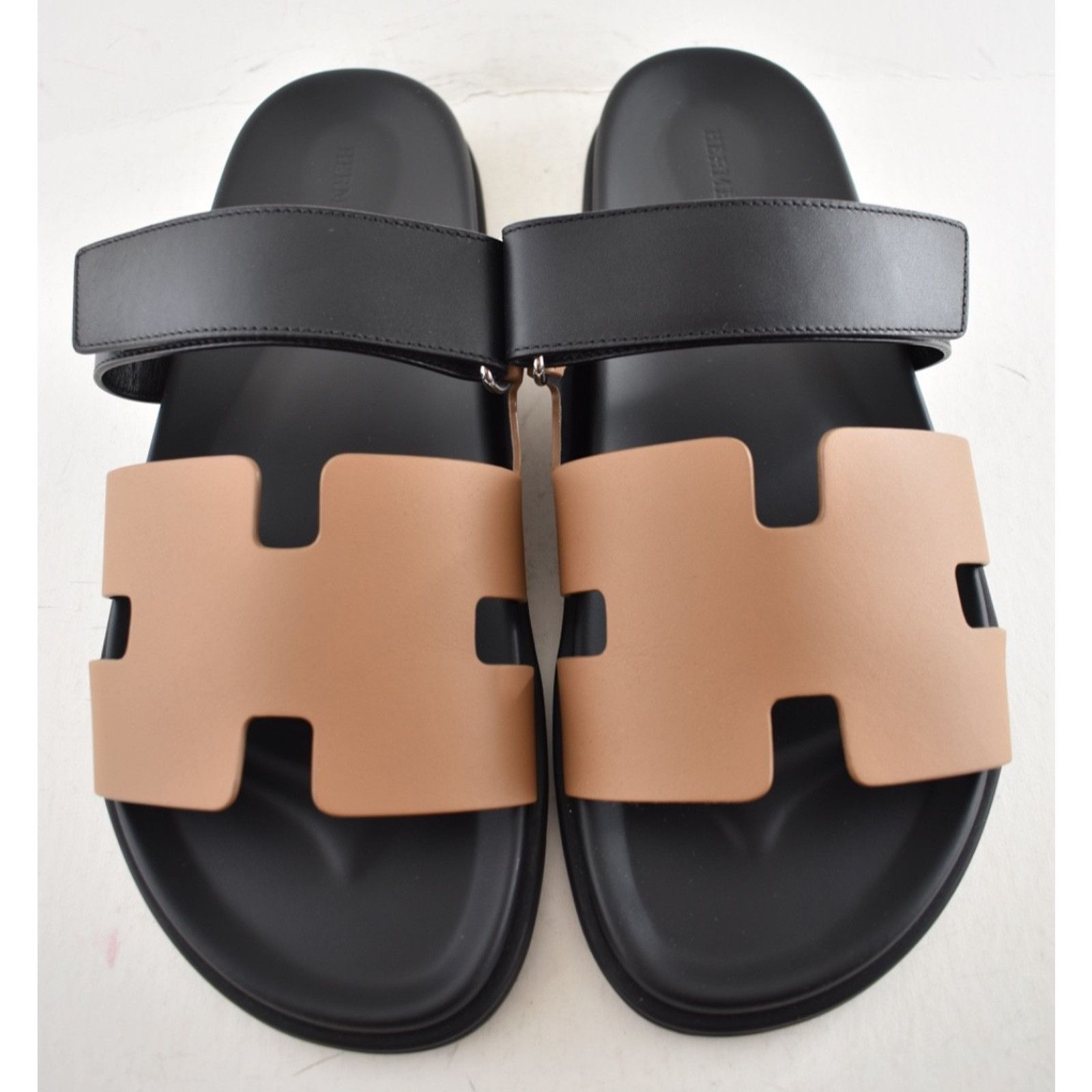 Hermes Hermes Chypre Sandal Mens Safari Leather Slide Flat 45 12 Size US 12 / EU 45 - 5 Thumbnail