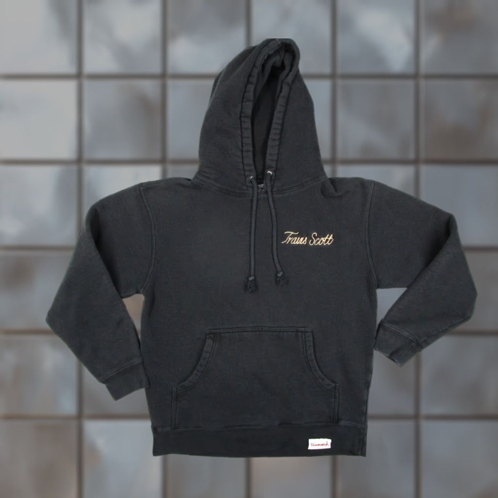 Diamond Supply Co. Diamond Supply Co Hoodie Mens Small Black Travis Scott Collab Back Print Size US S / EU 44-46 / 1 - 1 Thumbnail