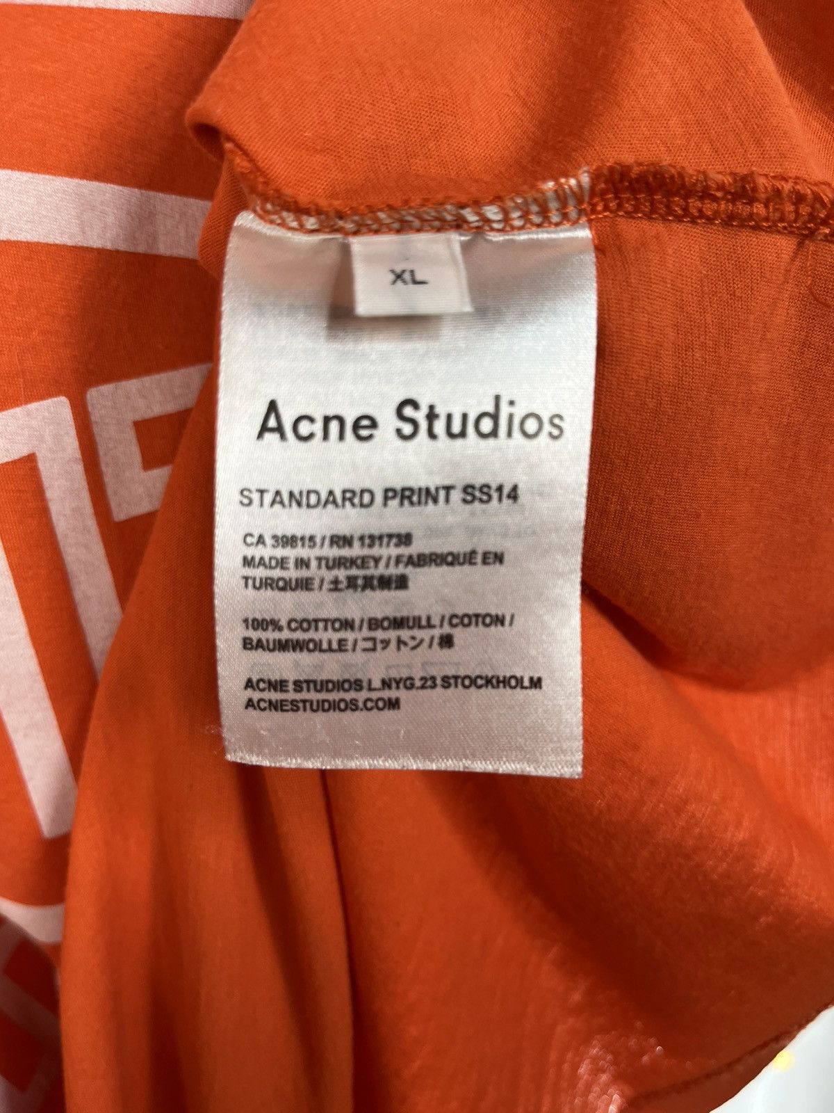 Acne Studios Acne Studios “Get It Here” Graphic Tee — SS14 — XL Size US XL / EU 56 / 4 - 6 Thumbnail