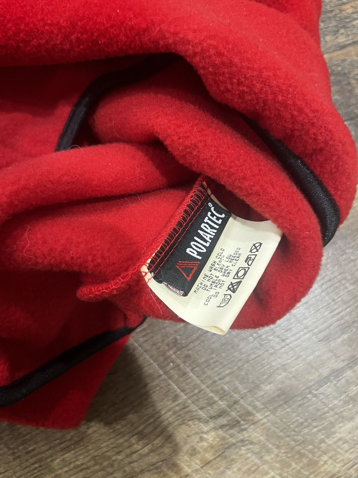 Timberland Vintage 1987 Timberland Polartec 1/2 Zip Fleece Red Large Size US L / EU 52-54 / 3 - 5 Thumbnail