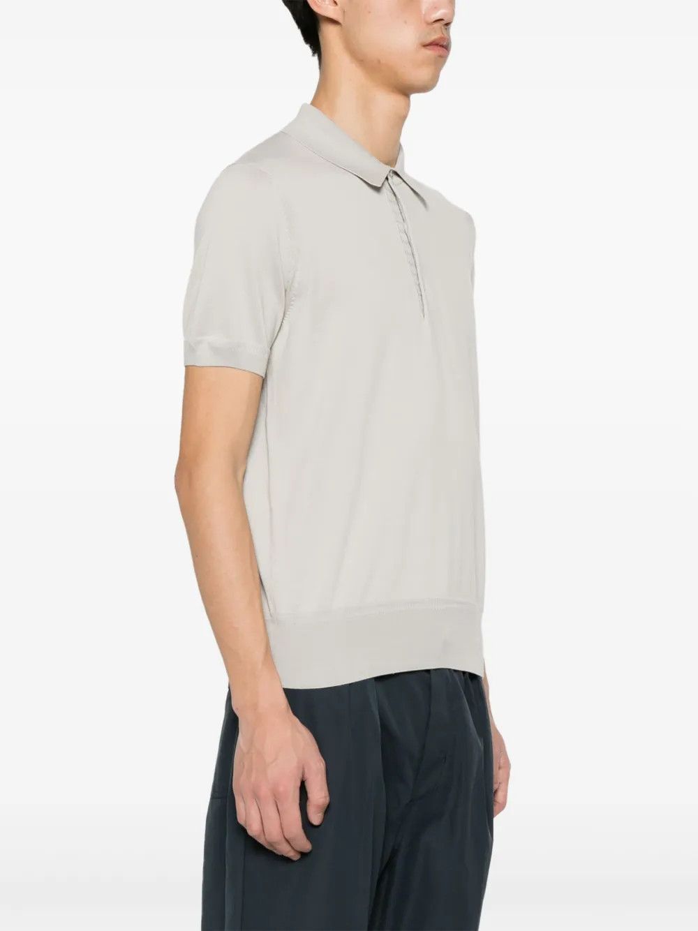 Tom Ford o1y0425 Polo Shirt in Light Grey Size US M / EU 48-50 / 2 - 3 Thumbnail