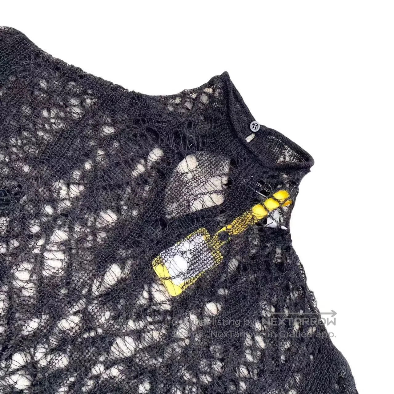 Dior black lace knitted sweater from Dior. Size US M / EU 48-50 / 2 - 3 Thumbnail