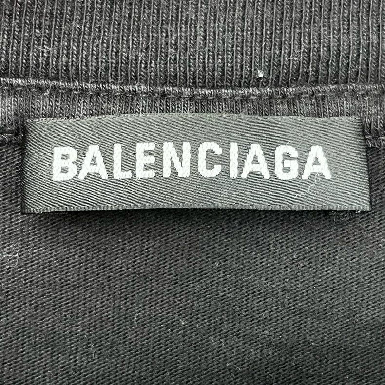 Balenciaga Balenciaga Logo monogram print crew neck short sleeve 2502- Size US XS / EU 42 / 0 - 5 Thumbnail