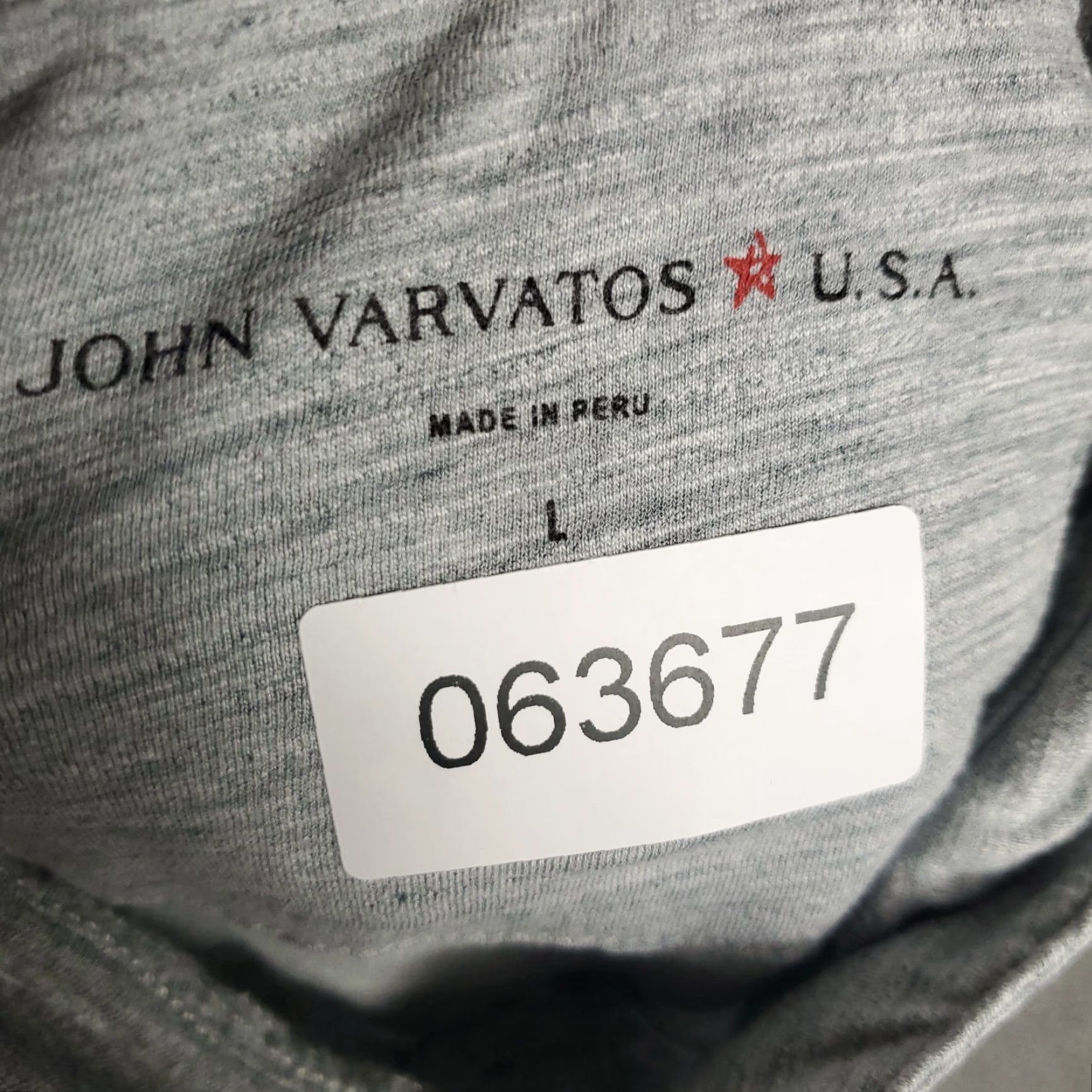 John Varvatos John Varvatos Polo Shirt Mens Large Gray Short Sleeve Casual Activewear Size US L / EU 52-54 / 3 - 6 Thumbnail