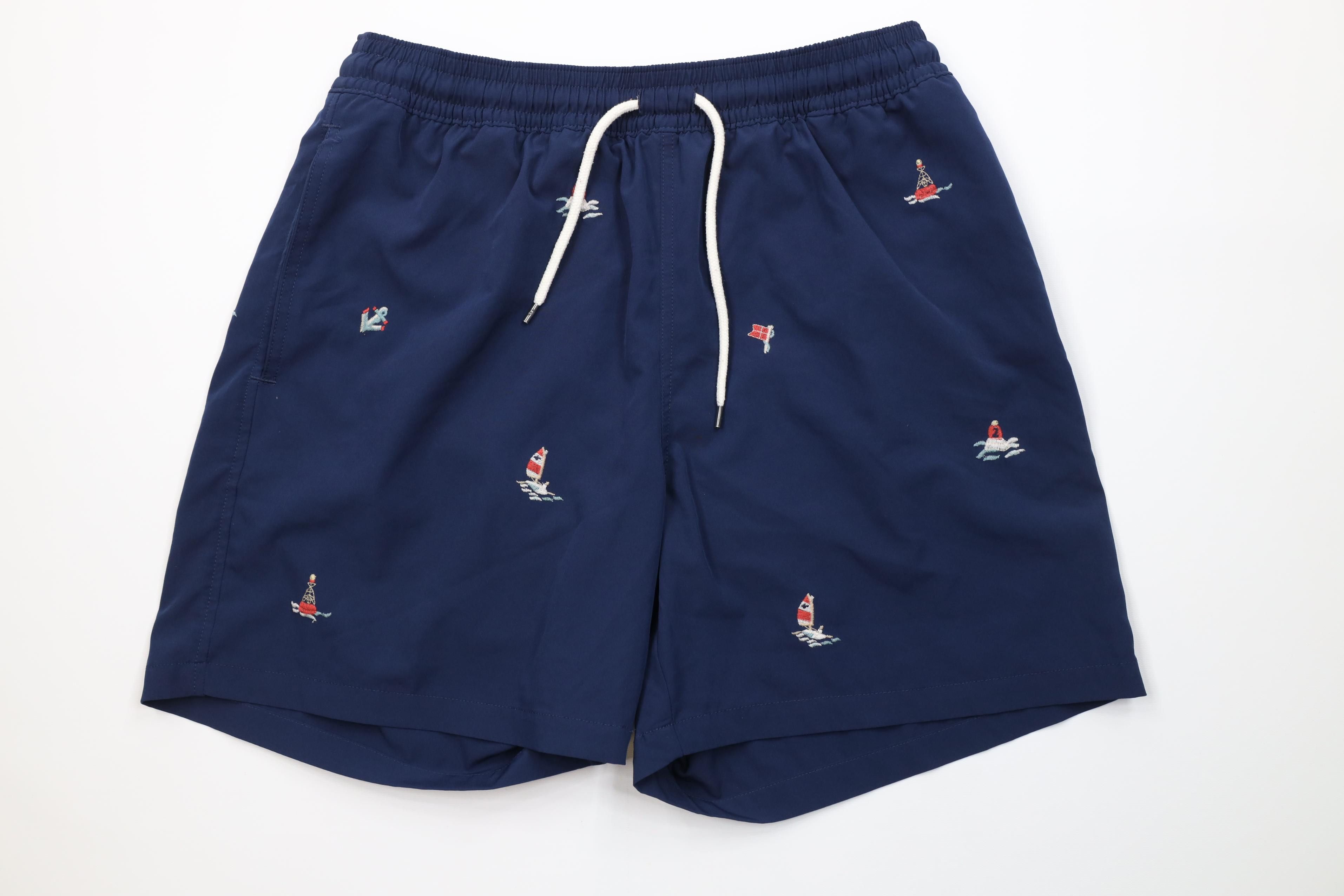 Polo Ralph Lauren Vintage Y2K Ralph Lauren Buoy All Over Print Lined Shorts Size US 34 / EU 50 - 1 Thumbnail
