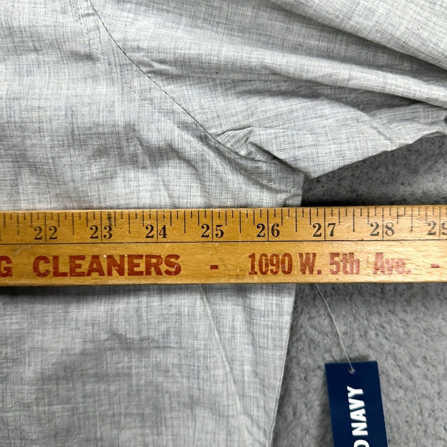 Old Navy Old Navy Adult Mens Button Down Shirt 2XL Grey Slim Fit 100% Cotton NEW Size US XXL / EU 58 / 5 - 7 Thumbnail