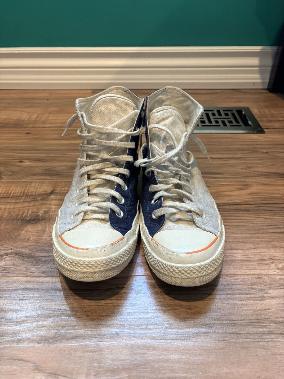 image of Converse Chuck Taylor All Star 70 High Footpatrol Ivory Shoes in White, Men's (Size 10)