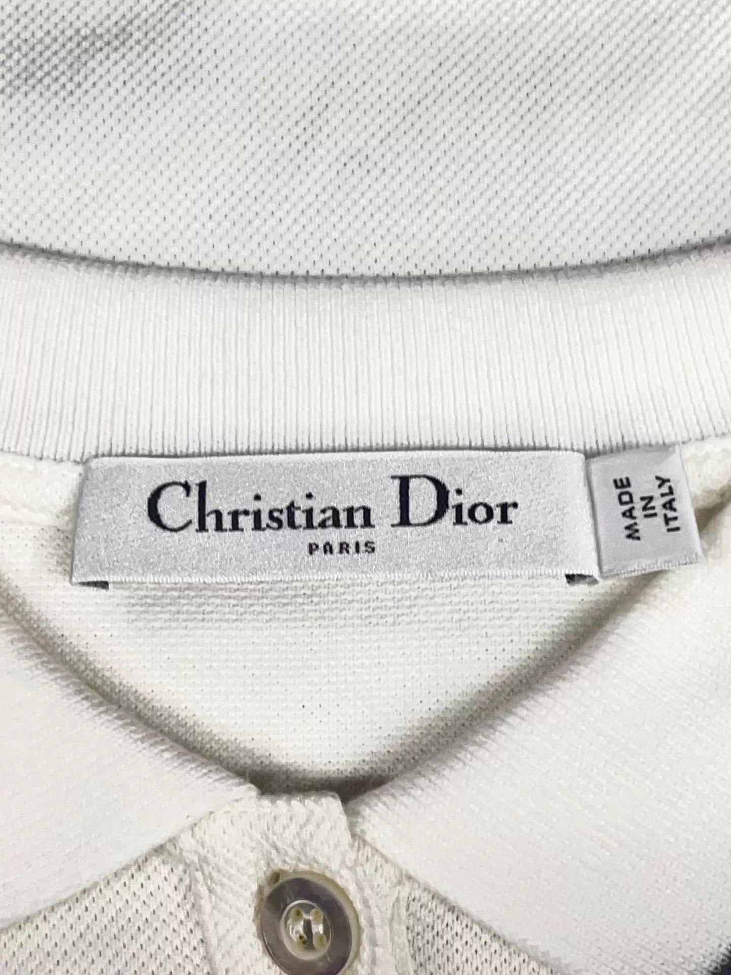 Dior DIOR New Monogram Polo Collar Short Sleeve Tee Size XS / US 0-2 / IT 36-38 - 5 Thumbnail
