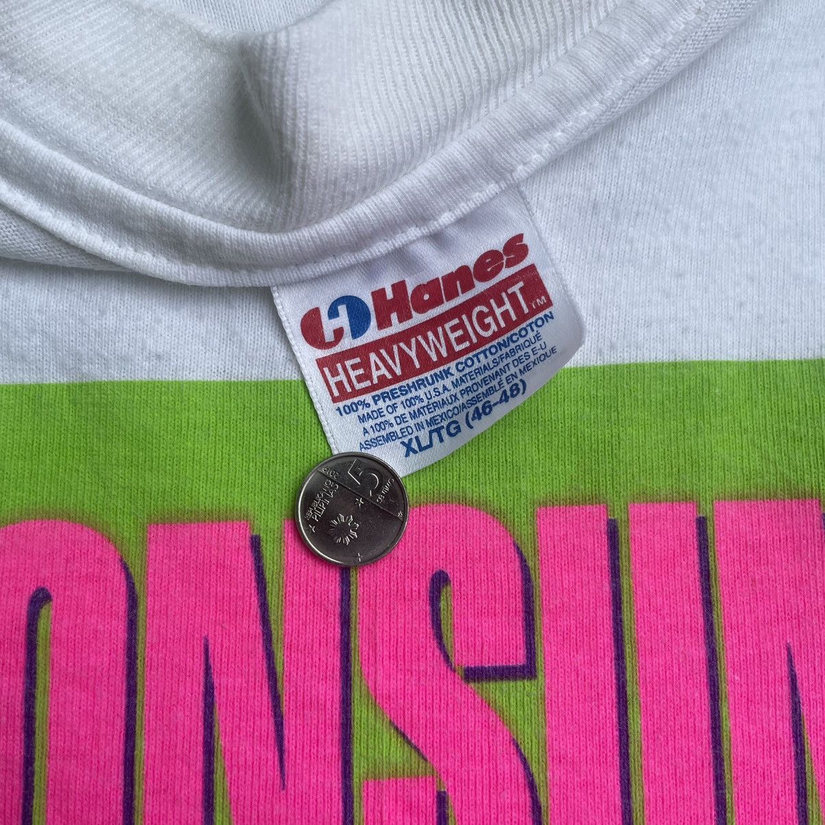 Vintage 1993 Coneheads Movie Promo "Consume Mass Quantities" Shirt Size US XL / EU 56 / 4 - 4 Thumbnail