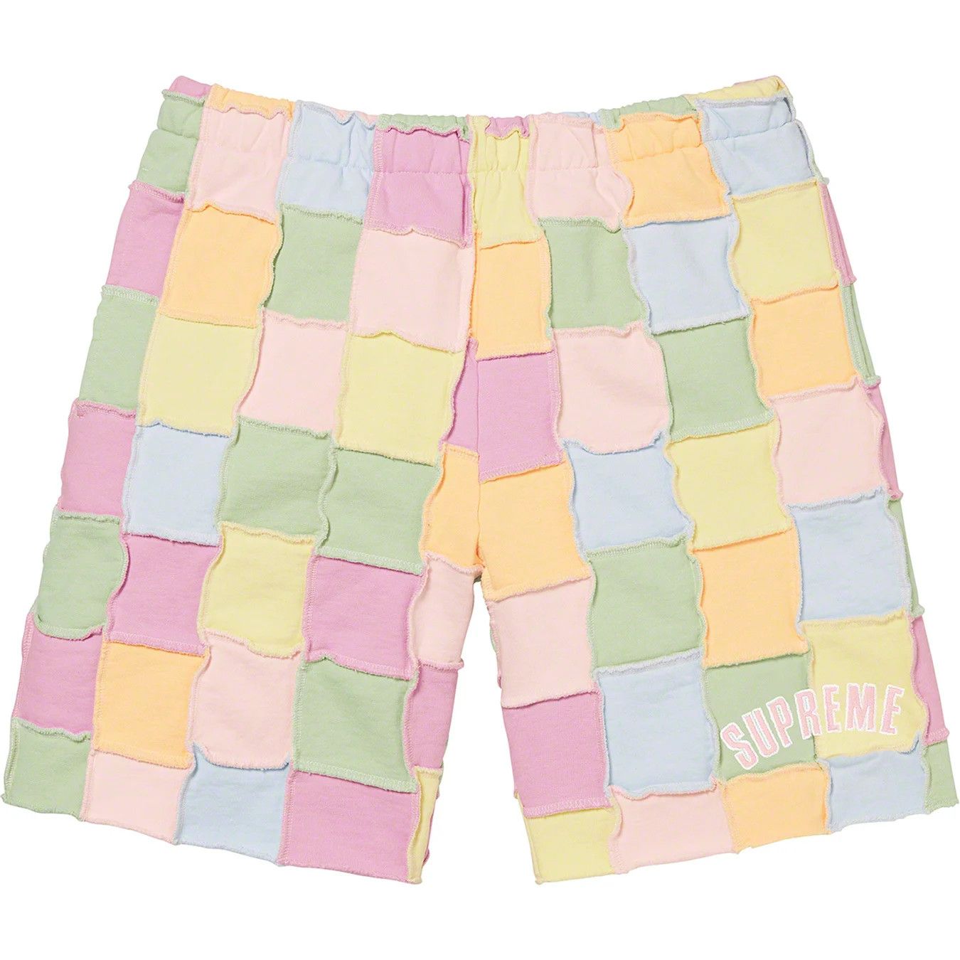 supreme Patchwork knit shortパッチワークショーツ窪塚 Patchwork Denim Supreme Patchwork Shorts Patchwork Knit Fit