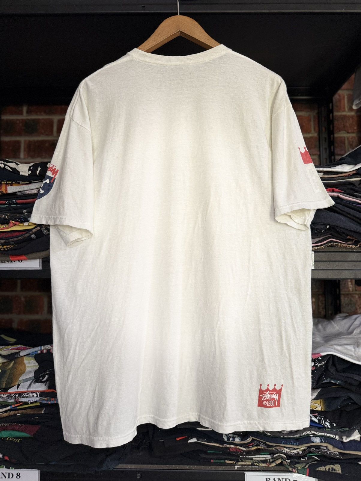 Stussy Vintage Y2K Stussy Worldwide Tribe Skulls 80 Faded Tee Size US XL / EU 56 / 4 - 8 Thumbnail
