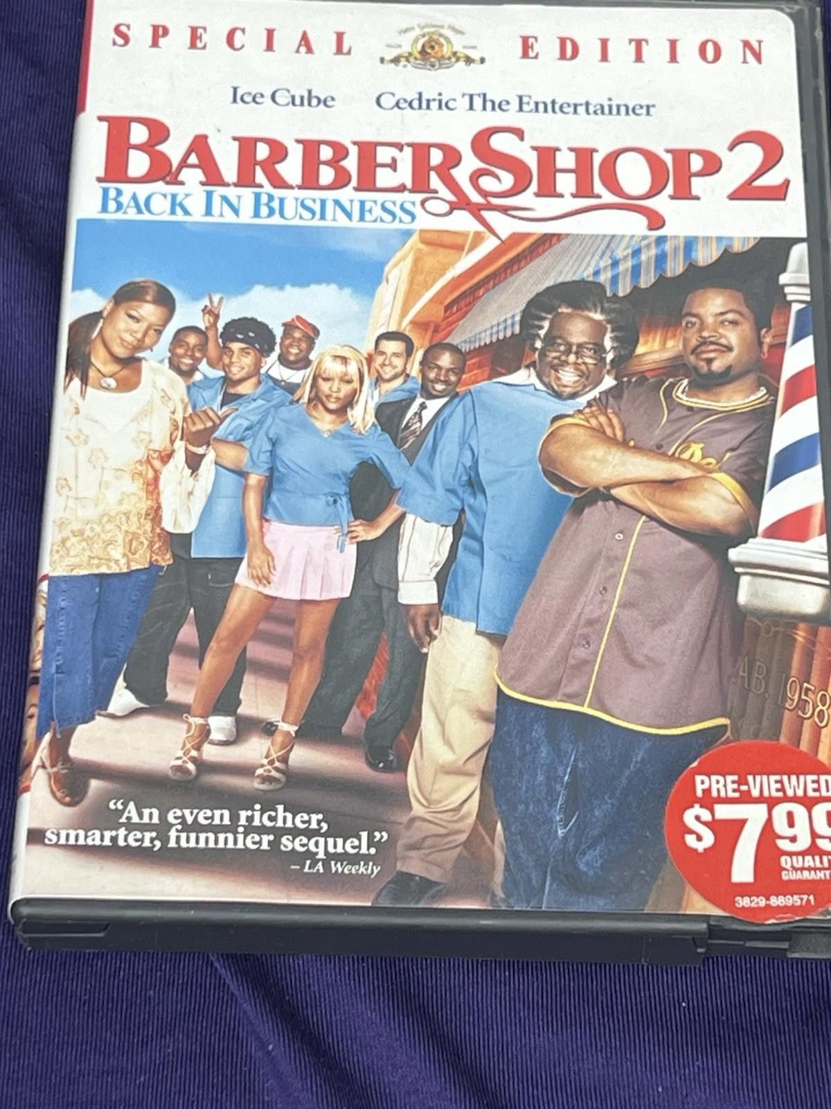 Other Barbershop 2: Back in Business (DVD, 2004, Special Edition) Size ONE SIZE - 3 Thumbnail