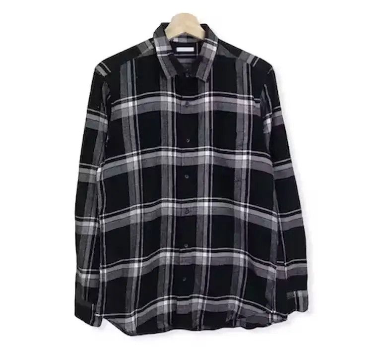 Flannel Japanese Brand G.U Plaid Tartan Flannel Shirt Grailed