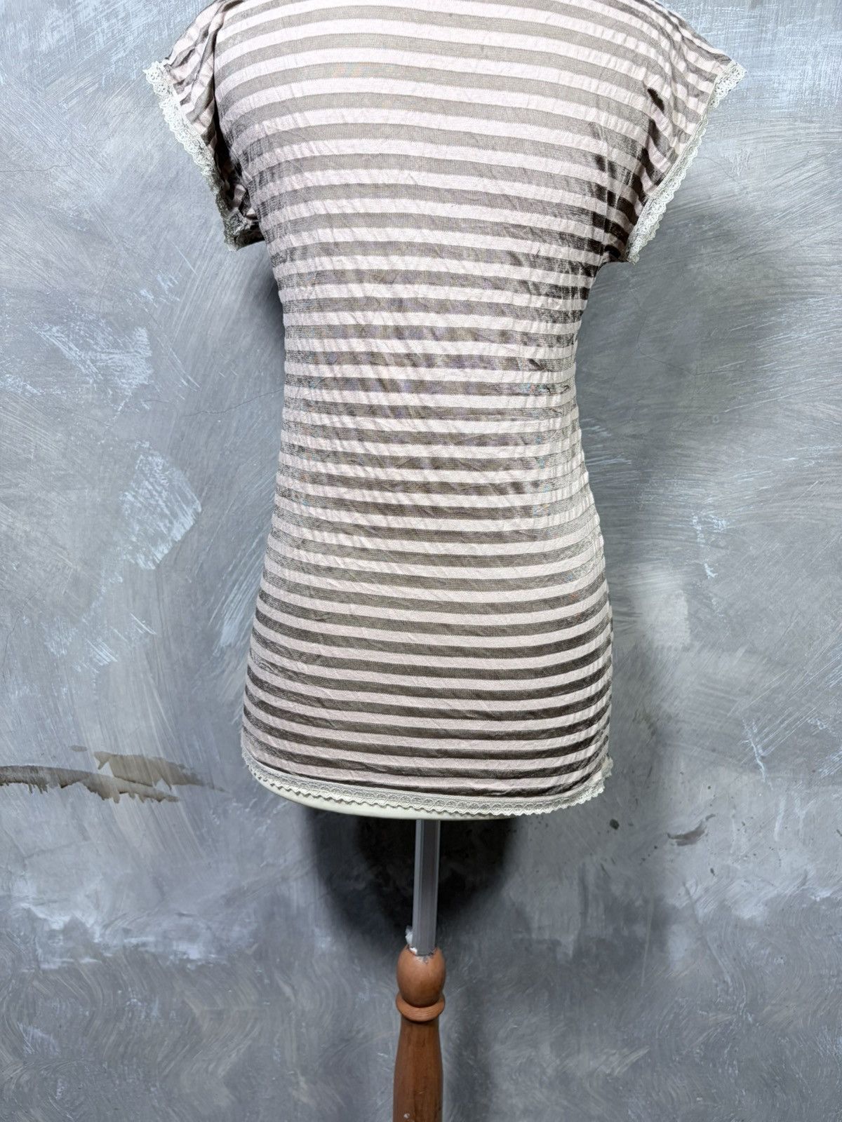 Japanese Brand Japanese Women Stripe T-shirt Lolita Style Size S / US 4 / IT 40 - 8 Thumbnail