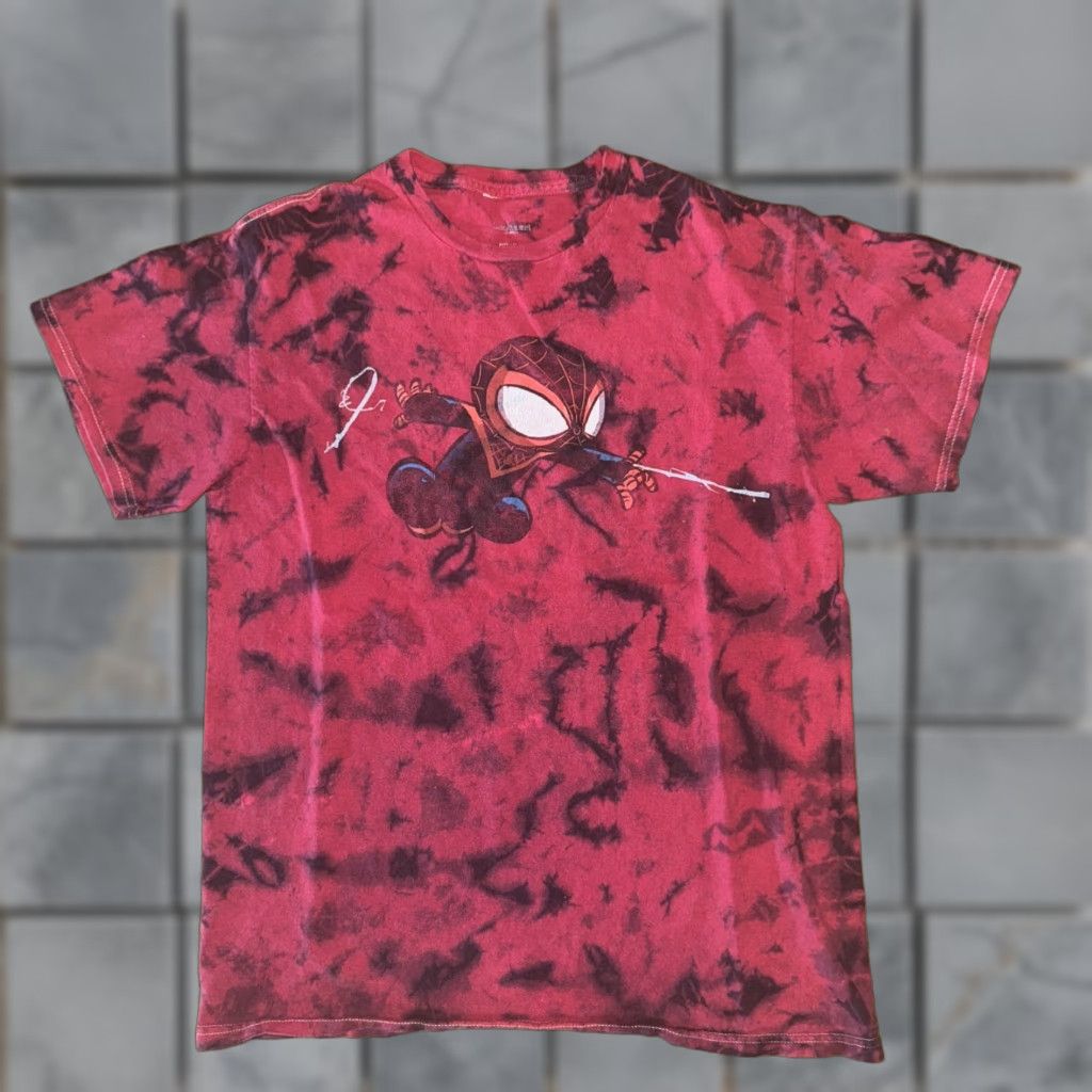 Vintage Marvel Spider-Man T-Shirt Red M Mens Medium Size US M / EU 48-50 / 2 - 1 Thumbnail