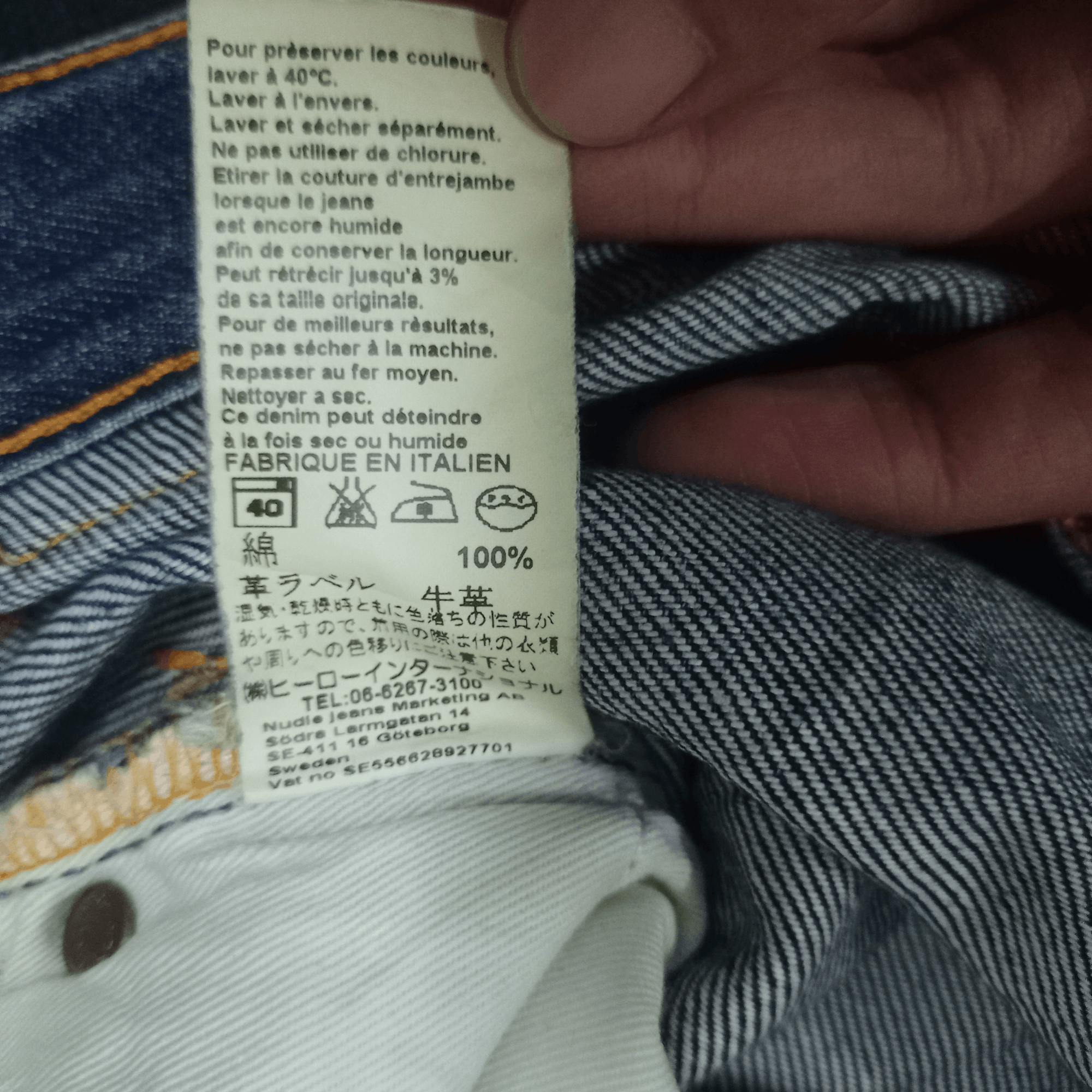 Nudie Jeans Vintage Nudie Button Fly Blue Wash Ripped Style Jeans 30x31 Size US 30 / EU 46 - 9 Thumbnail