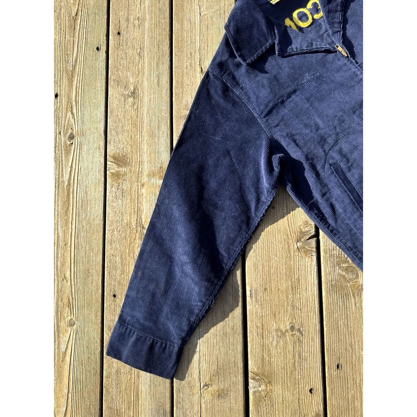 Vintage VINTAGE FFA Corduroy Jacket Shirt Adult Small Blue 1990s Wisconsin Cashton Embroidery Size US XXS / EU 40 - 4 Thumbnail