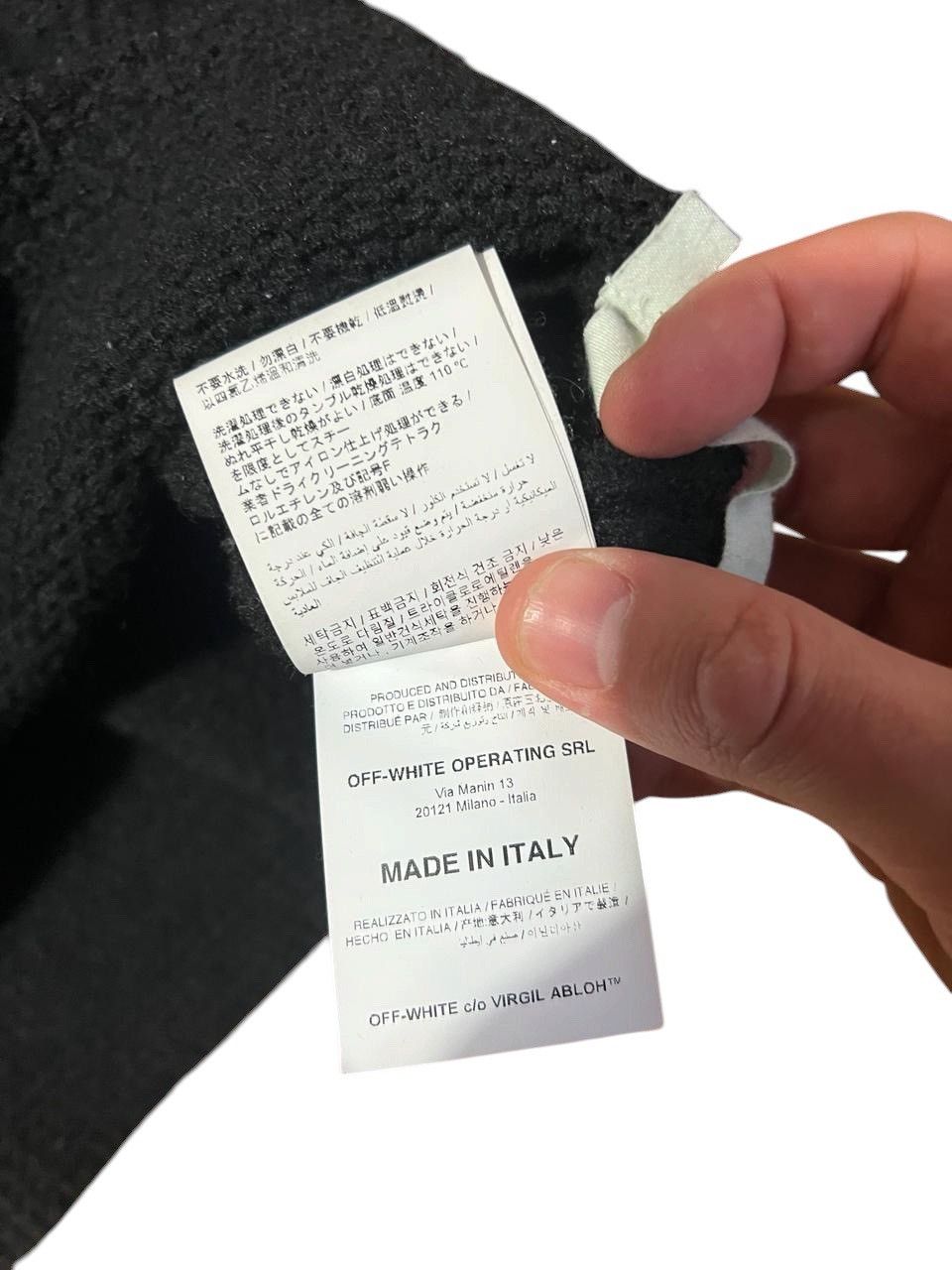 Off-White Off-White "OW" Logo Knit Sweater Black Size US L / EU 52-54 / 3 - 7 Thumbnail