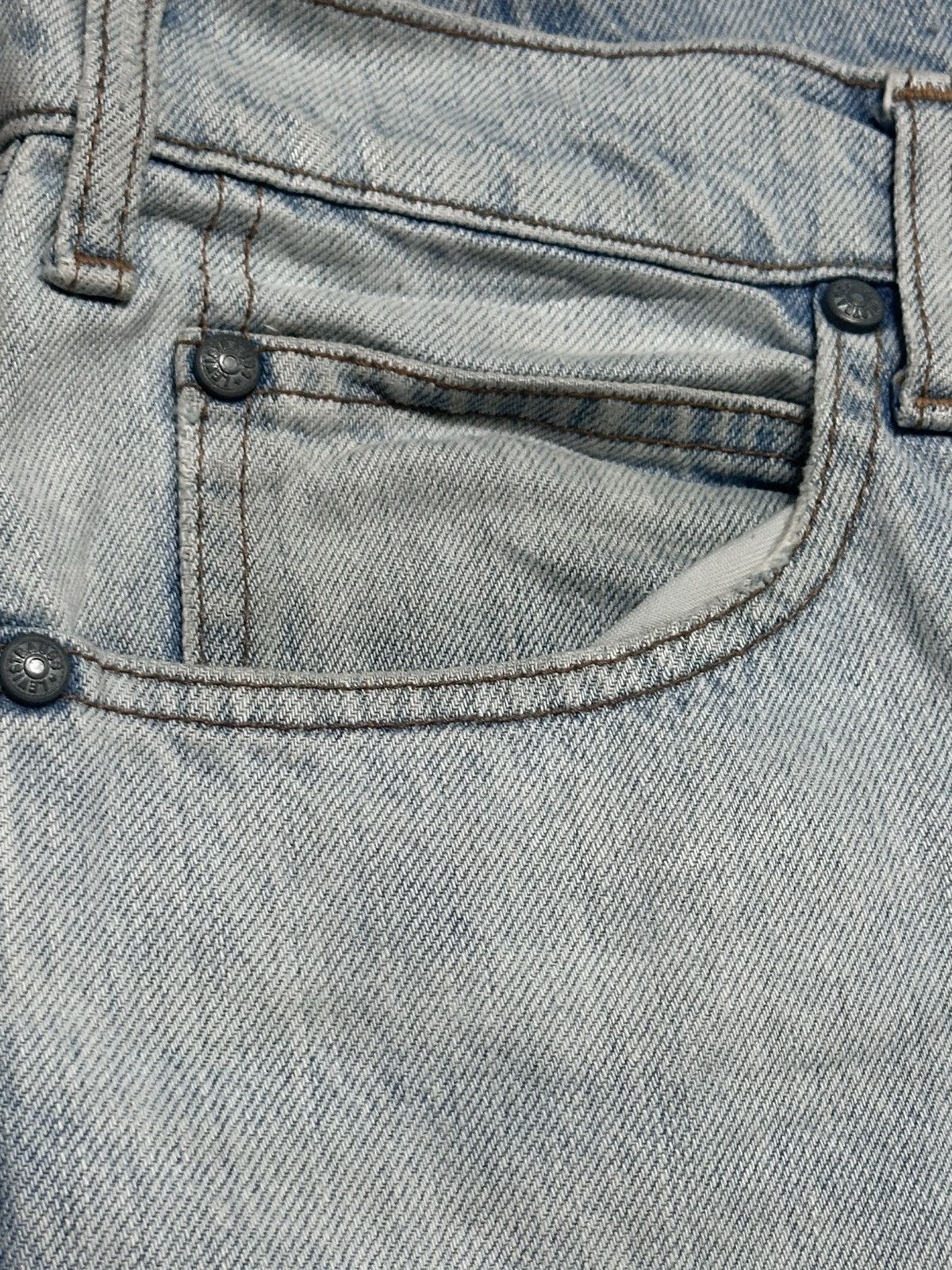 Levi's Levis 1991 Dixhuit Big E Black Tab Straight Leg & BlueWash Size US 34 / EU 50 - 5 Thumbnail
