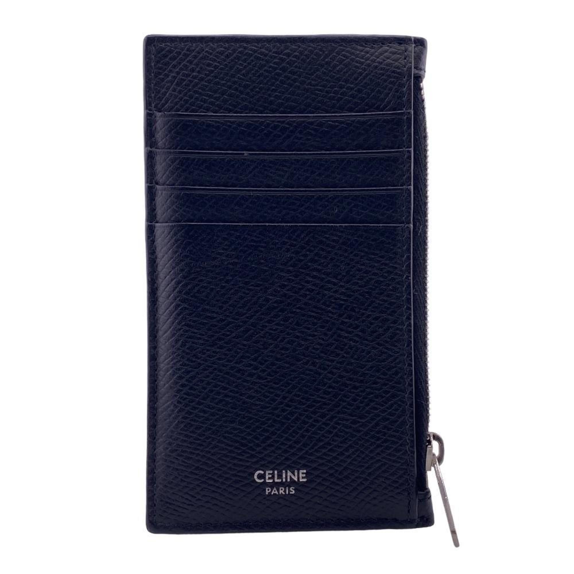 image of Celine Bastia Coin Case Card Black Unisex Z0006584, Women's