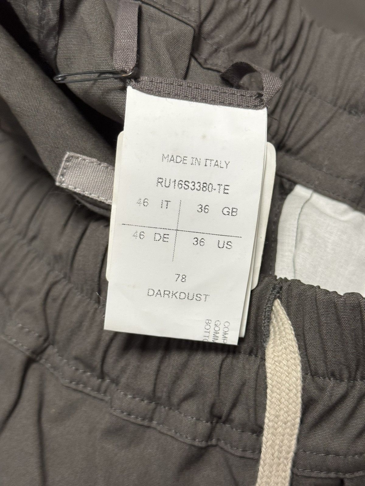 Rick Owens Rick Owens mainline SS16 Cyclops pants Darkdust Size US 30 / EU 46 - 5 Thumbnail
