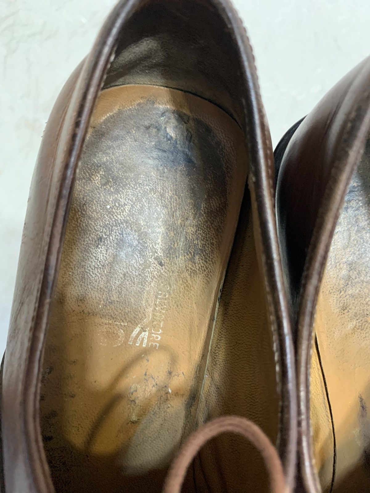 Salvatore Ferragamo × Vintage Salvatore Ferragamo Vintage Leather Brown Laces Ups Shoes Size US 9.5 / EU 42-43 - 11 Thumbnail