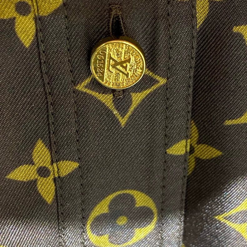 Louis Vuitton Louis Vuitton Brown Mulberry Silk Old Pattern Full Print S Size S / US 4 / IT 40 - 5 Thumbnail