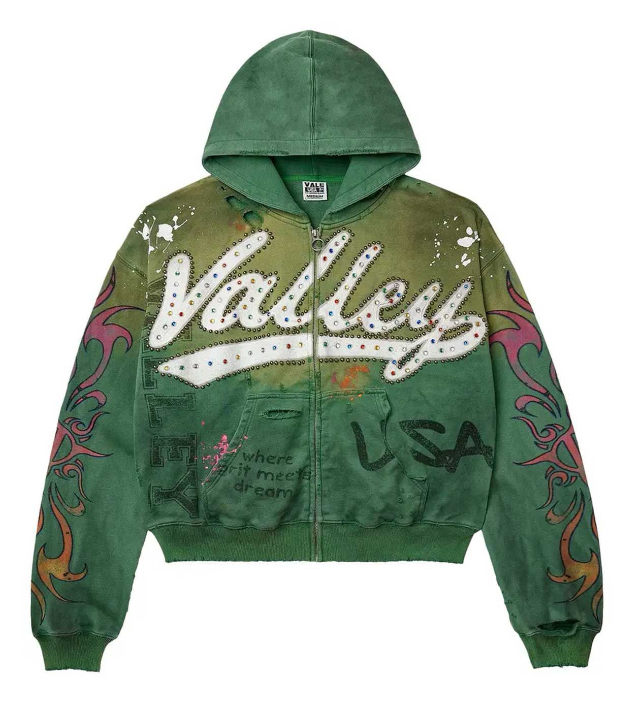 トップス VALE FOREVER HULK ARMOR ZIP UP HOODIE Vale Vale Hulk Armor zip up hoodie valelives valeforever | Grailed