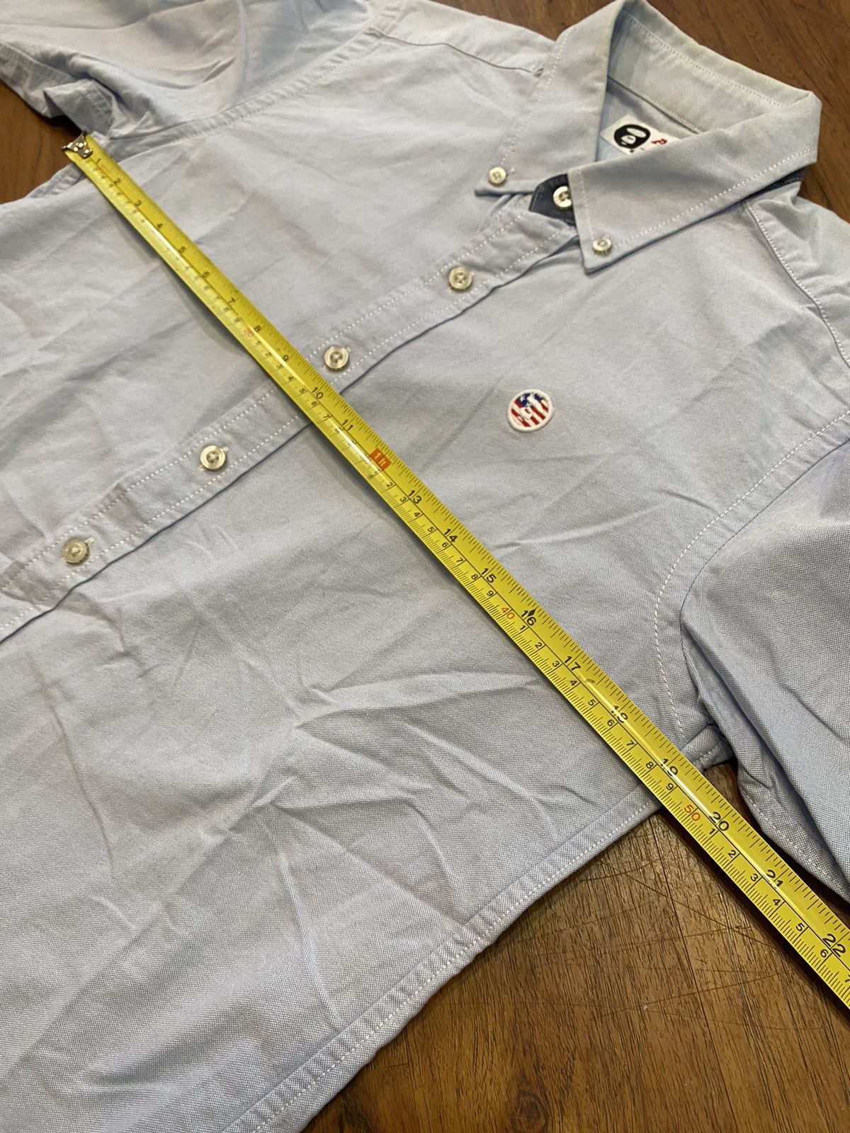Aape × Bape A Bathing Ape Denim Shirt Button Aape S American Flag Size US S / EU 44-46 / 1 - 10 Thumbnail