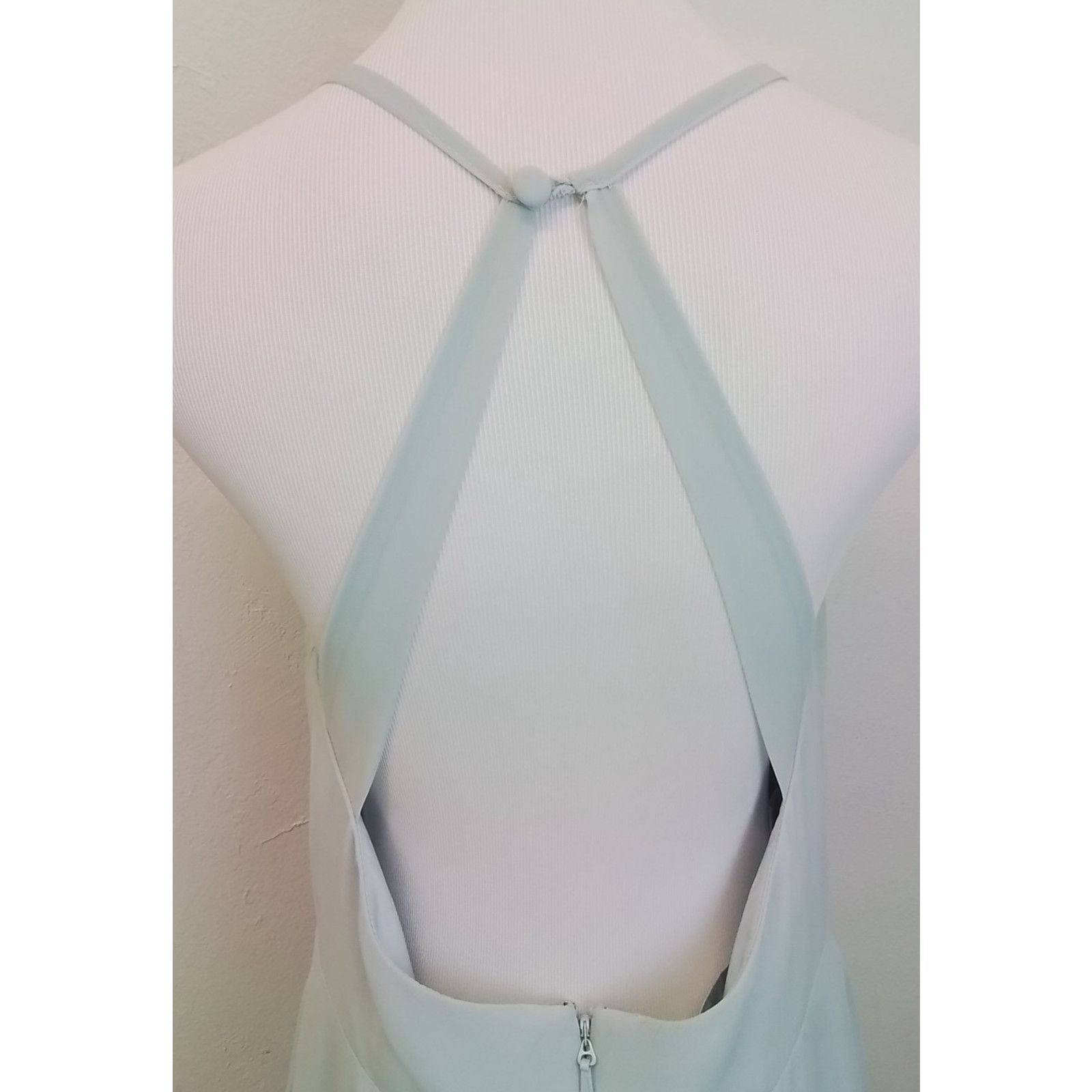 Other Azazie Racerback Aline Formal Dress Women's 10 Baby Blue Size L / US 10 / IT 46 - 5 Thumbnail
