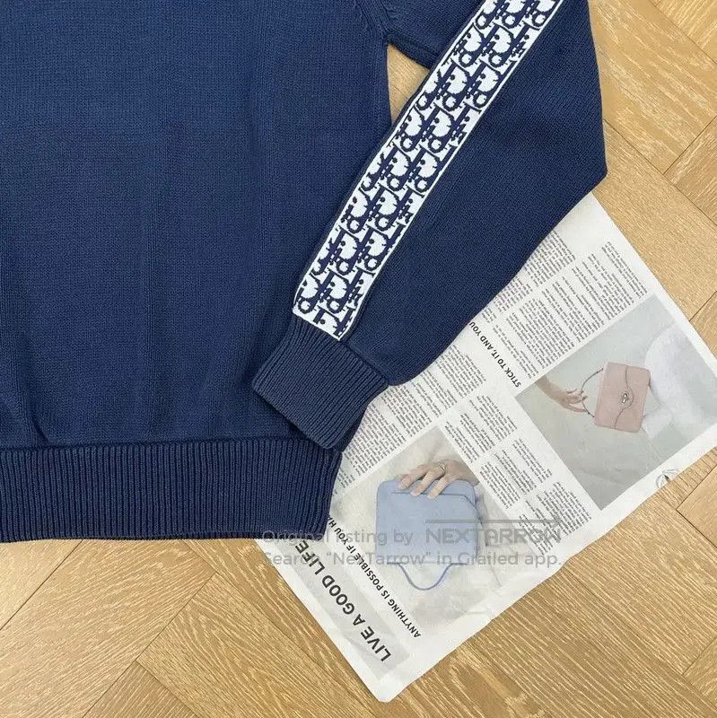 Dior Dior Navy Blue Men's Pullover Sweater . Size US S / EU 44-46 / 1 - 3 Thumbnail