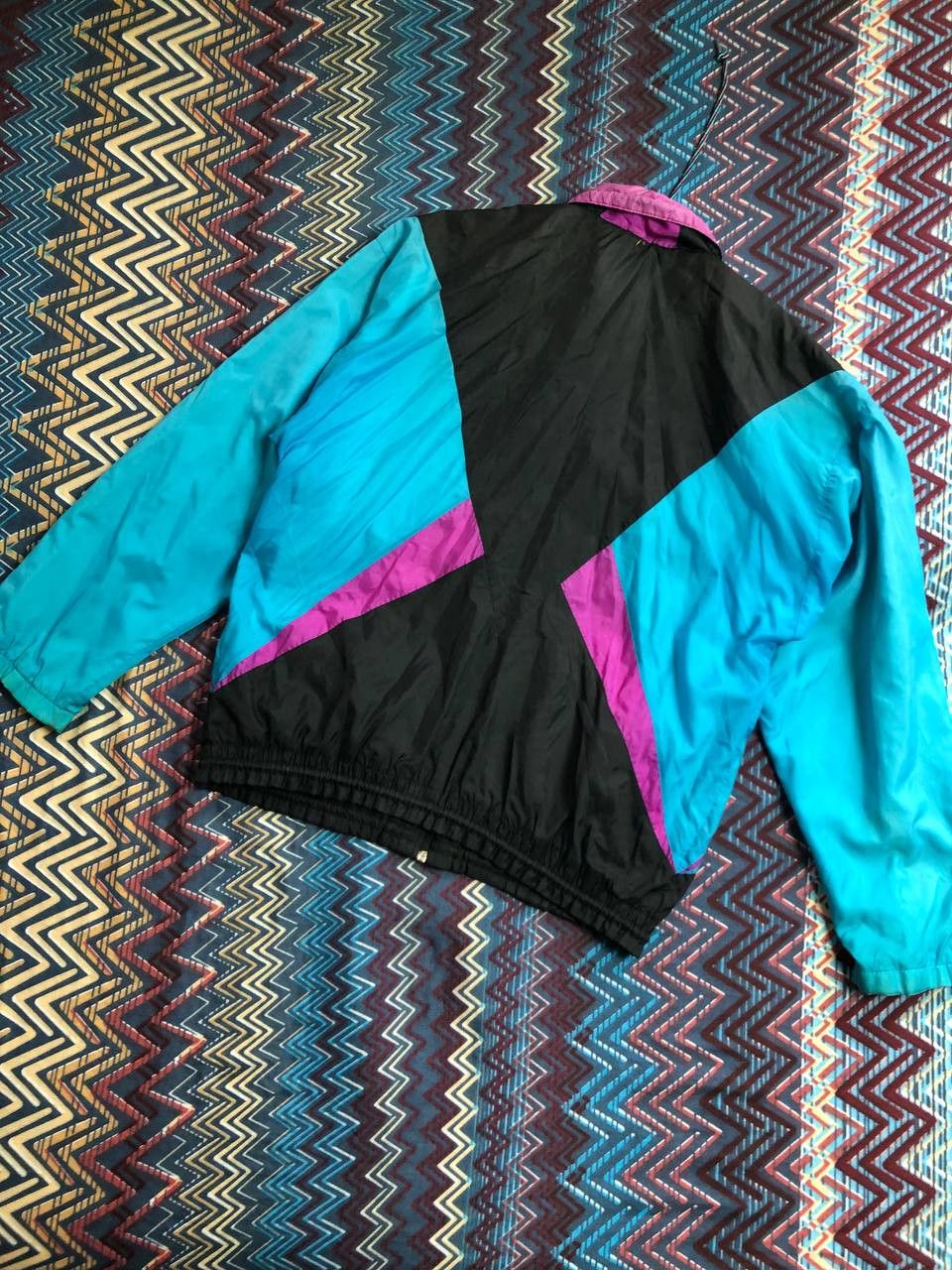 Nike Vintage oversize full zip track jacket Nike 80s Size US S / EU 44-46 / 1 - 8 Thumbnail