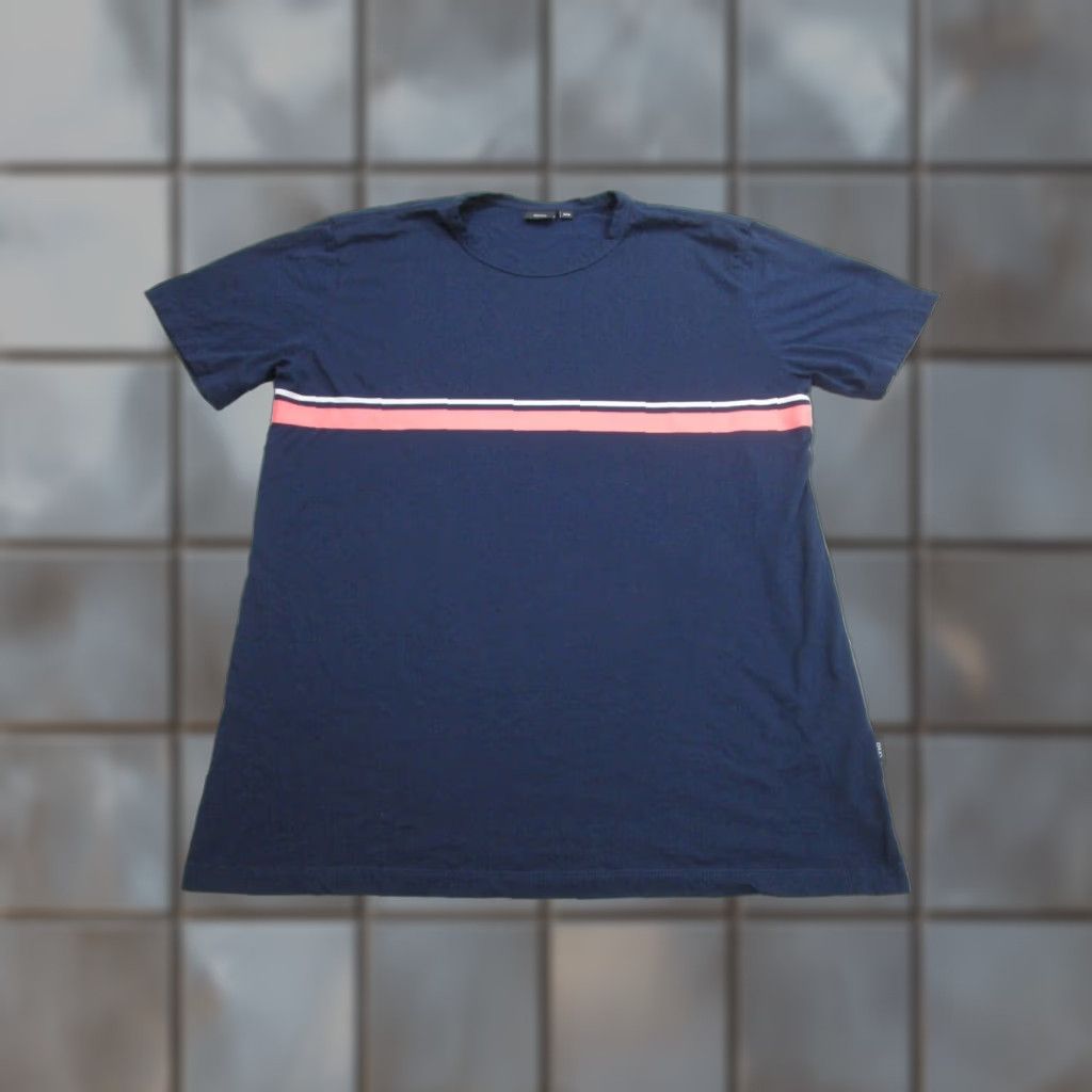 Onia Onia Blue Pink Stripe Short Sleeve Crew Neck Mens Medium T-Shirt Size US M / EU 48-50 / 2 - 1 Thumbnail