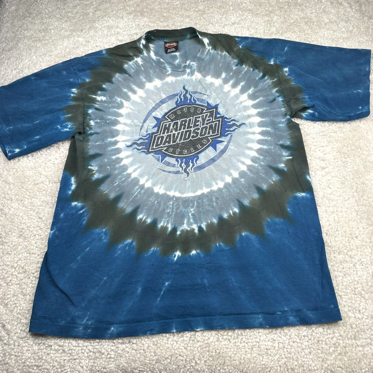 harley davidson tie dye shirt