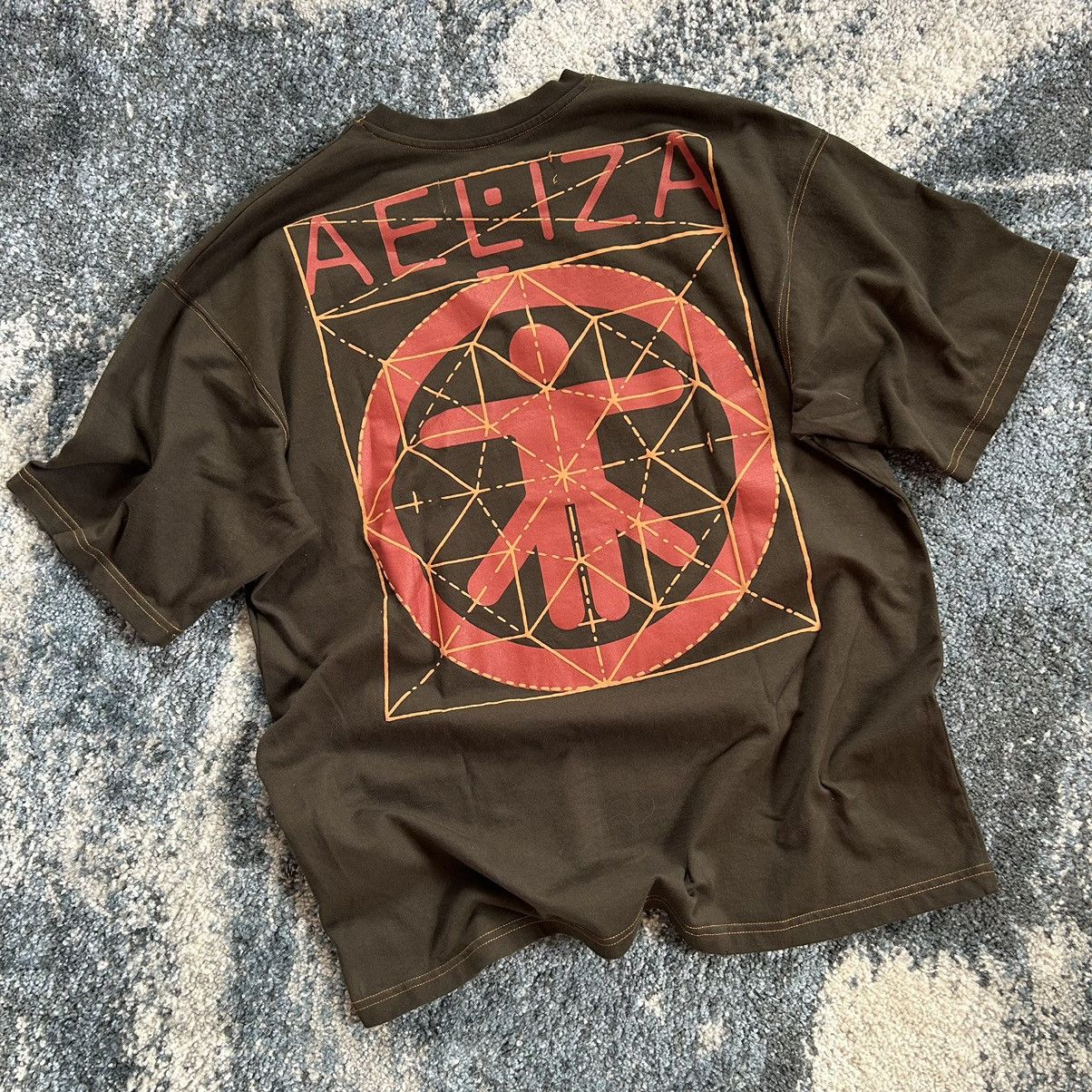 Other BLEACHED AELiZA GEOMETRiC DiAZO GUiDE ViTRUViAN MAN MOCHA Size US L / EU 52-54 / 3 - 1 Thumbnail