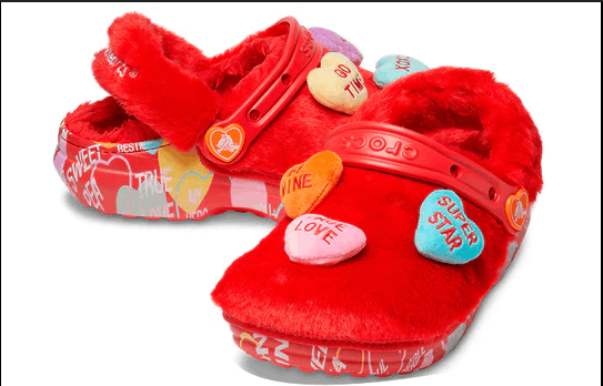 Crocs CROCS Sweethearts x Clog Classic Fur 'Valentine's Day' S13 Size US 12 / IT 42 - 1 Thumbnail