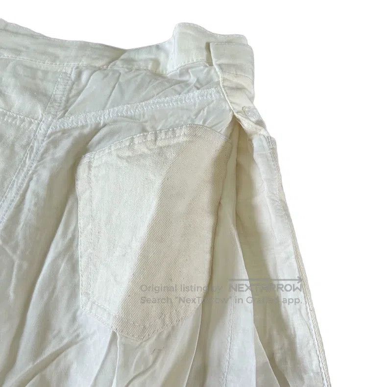 Comme des Garcons Comme Des Garcons size S Asymmetrical White Short Skirt Size 24" / US 00 / IT 34 - 7 Thumbnail