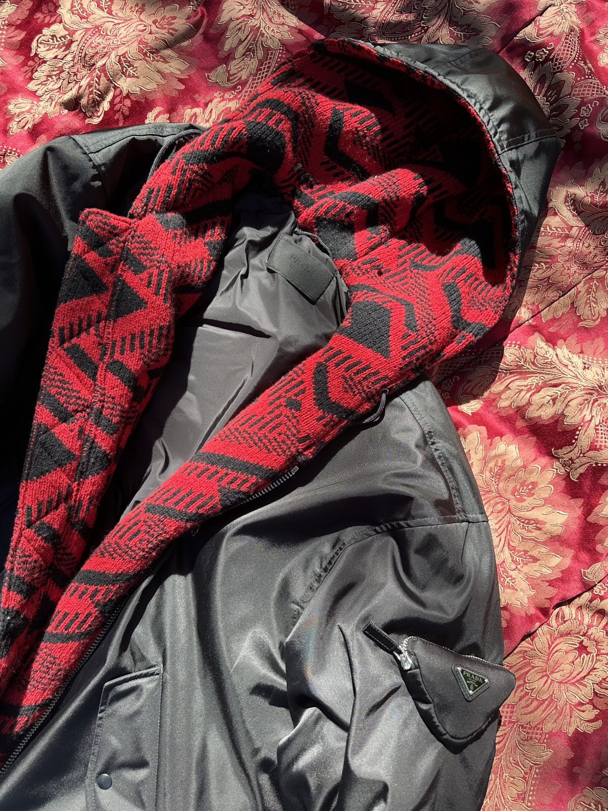 Prada Prada FW21 Re-Nylon Oversized Hooded Bomber Parka sz XS Size US XS / EU 42 / 0 - 2 Thumbnail