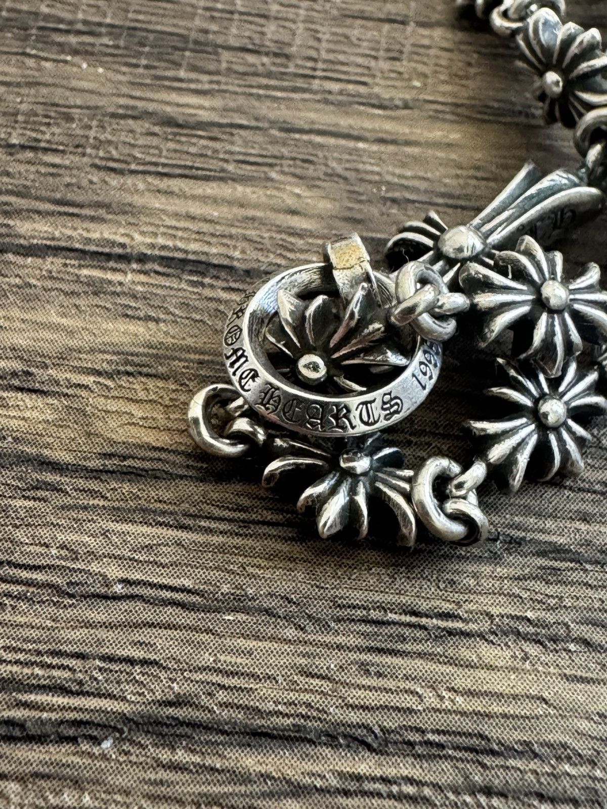 Chrome Hearts Chrome hearts tiny E rosary choke chain Size ONE SIZE - 9 Thumbnail