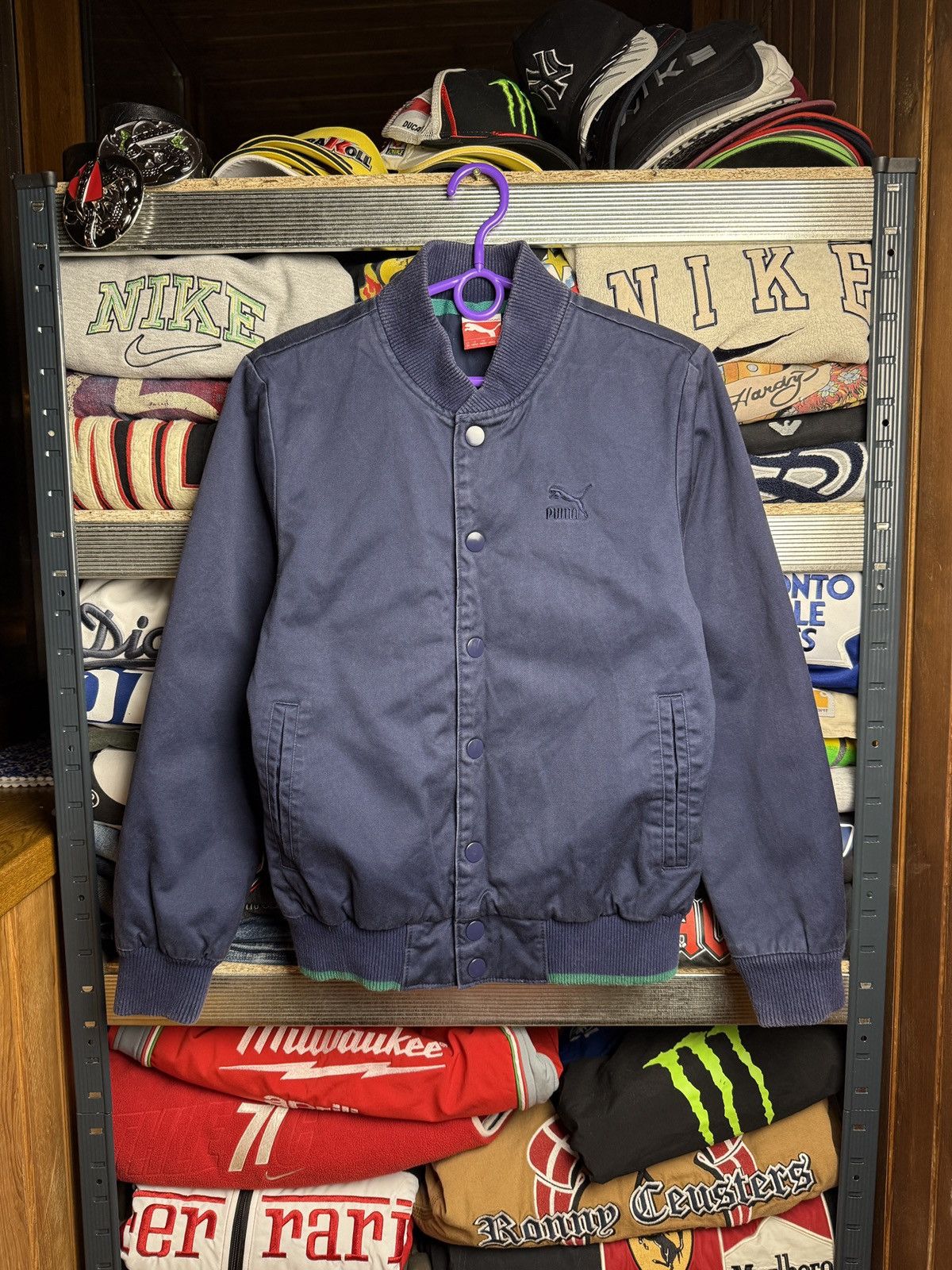 Japanese Brand × Puma Vtg Puma Bomber Style Jacket Size US XS / EU 42 / 0 - 2 Thumbnail